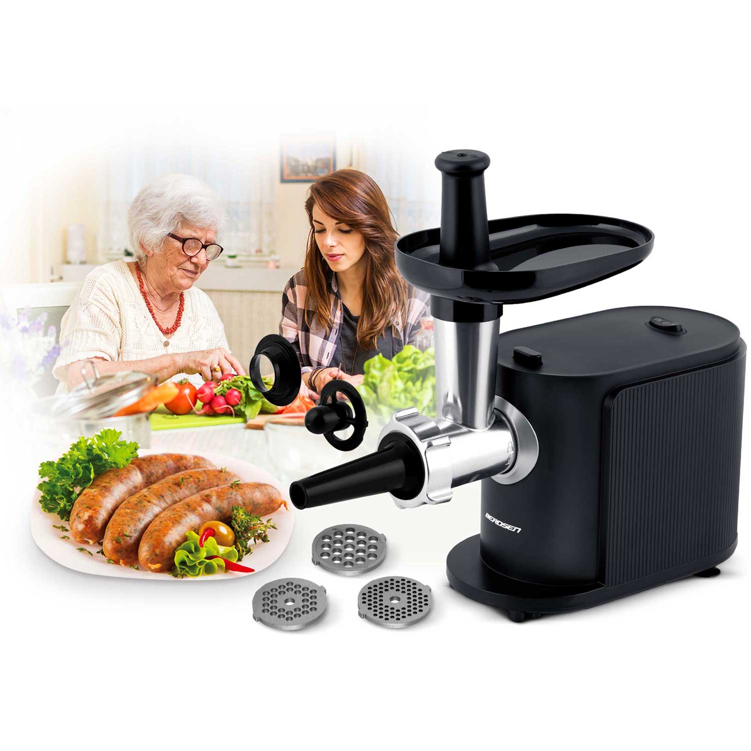 Mėsos malimo mašina BD-600 Berdsen 300/800W