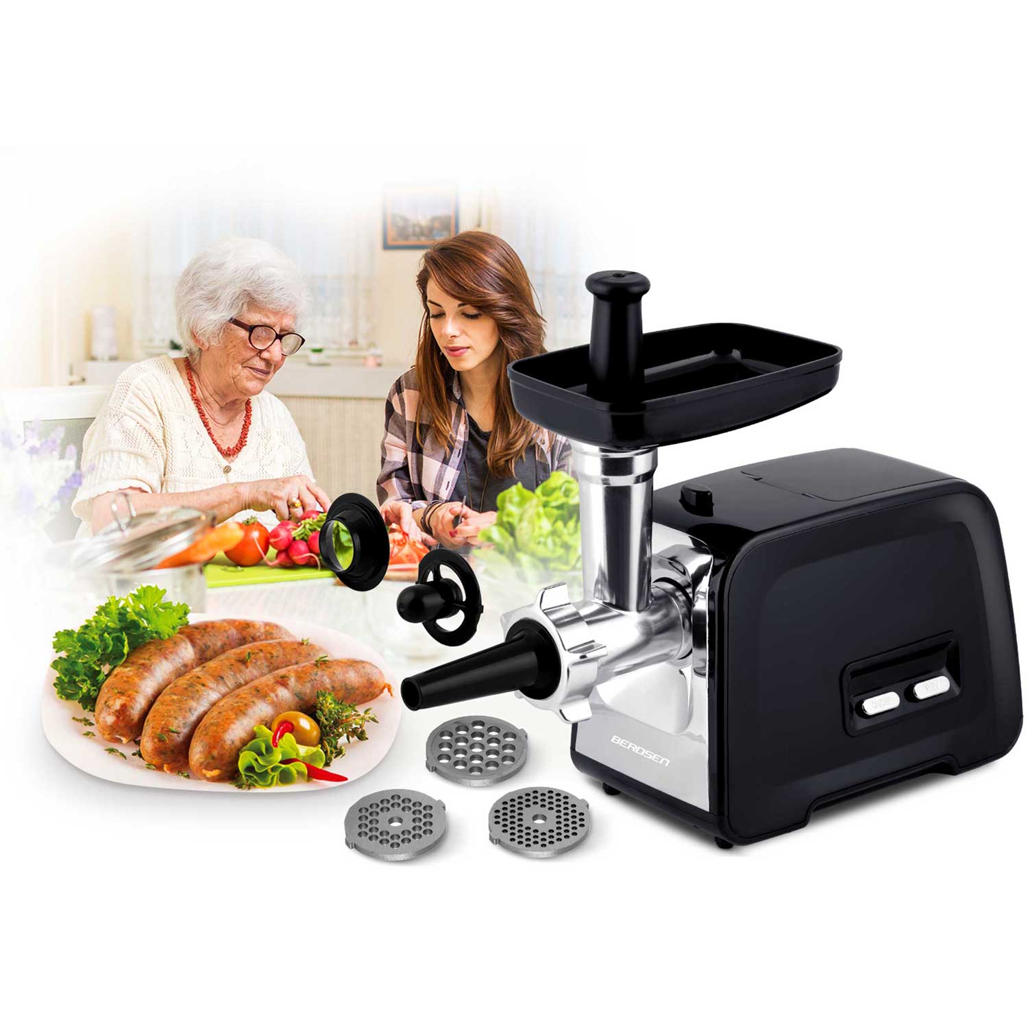 Mėsos malimo mašina BD-601A Berdsen 450/1200W