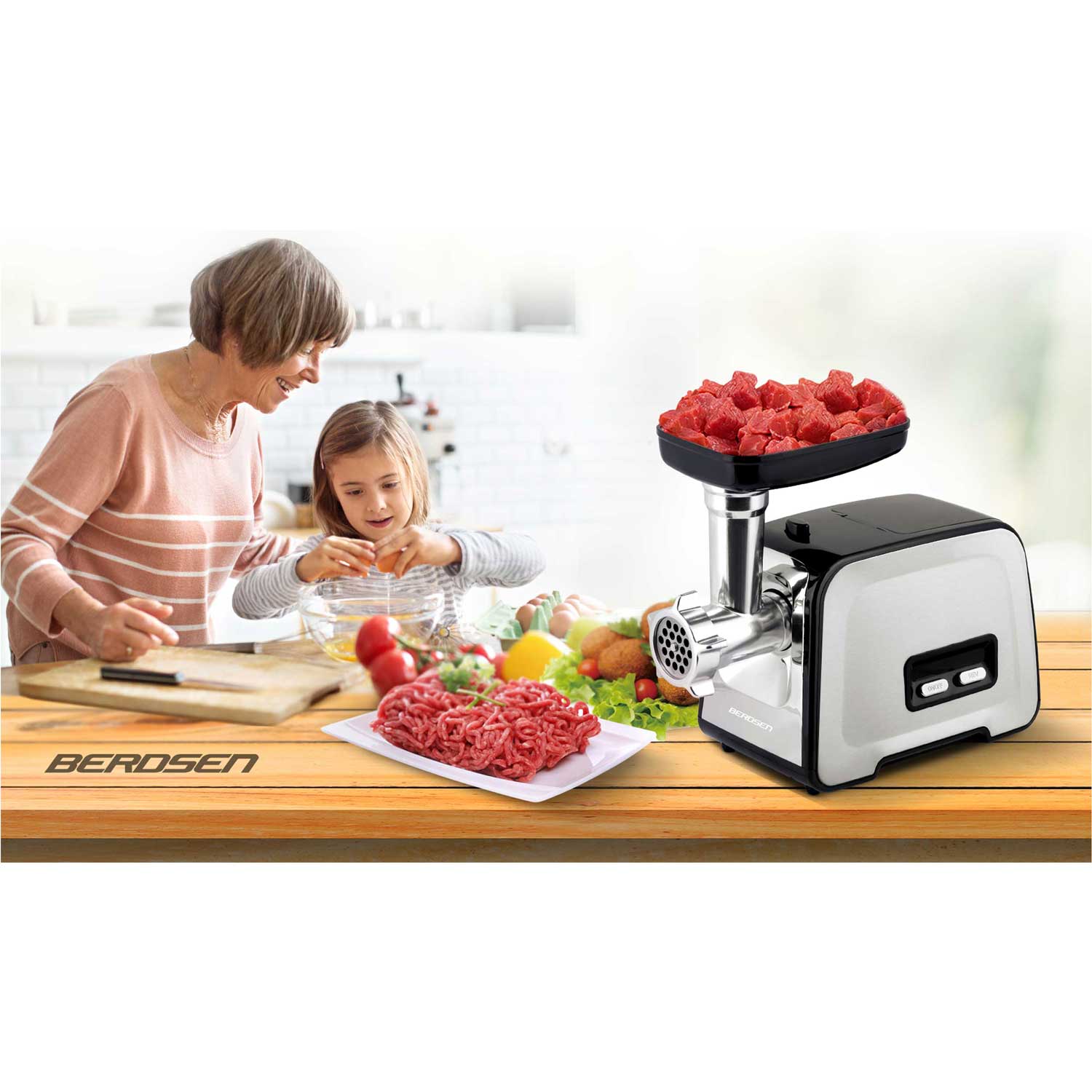 Mėsos Malimo Mašina BD-601A Berdsen 450/1200W