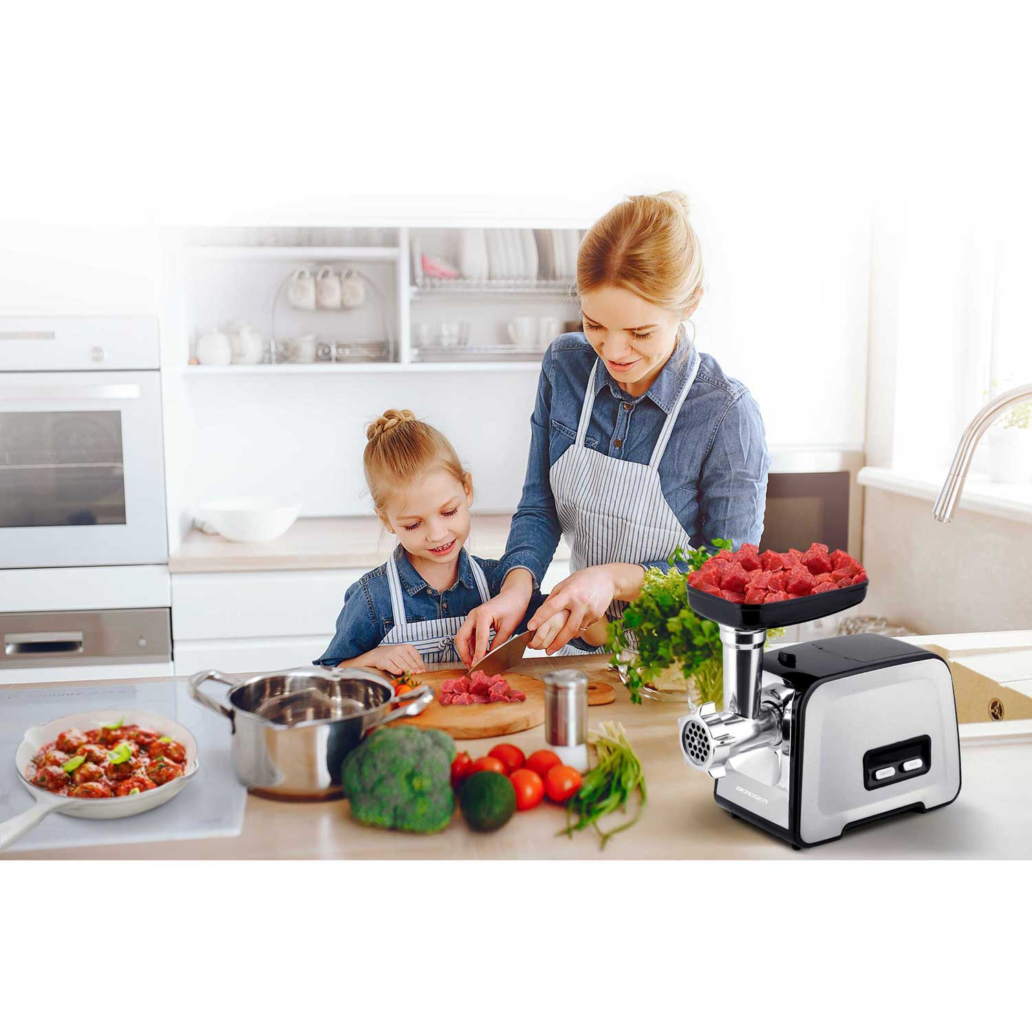 Mėsos Malimo Mašina BD-601A Berdsen 450/1200W