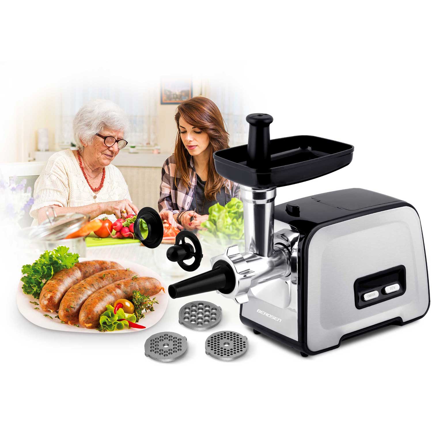 Mėsos Malimo Mašina BD-601A Berdsen 450/1200W