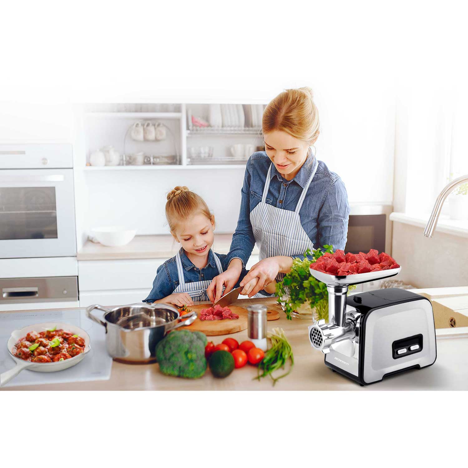 Mėsos Malimo Mašina BD-601B Berdsen 450/1200W