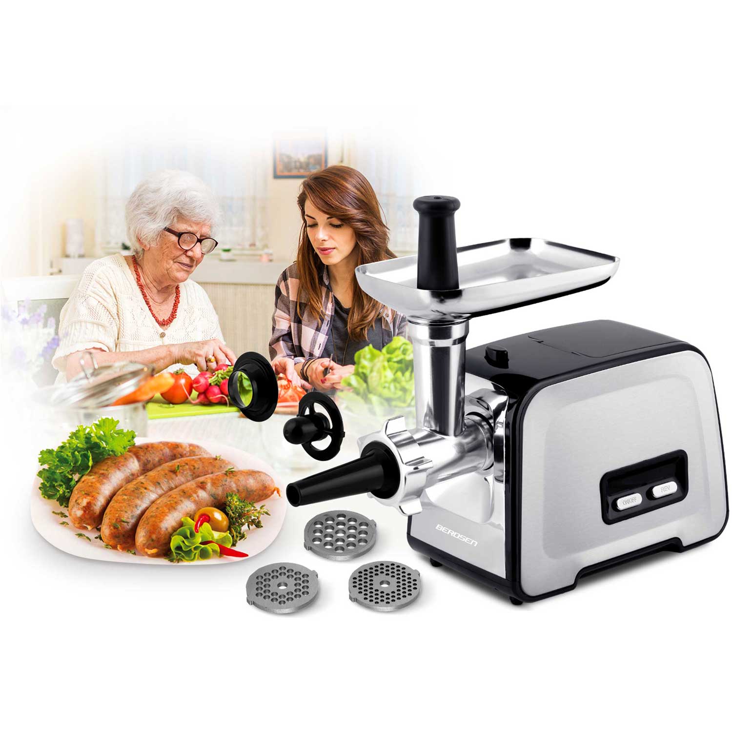 Mėsos Malimo Mašina BD-601B Berdsen 450/1200W