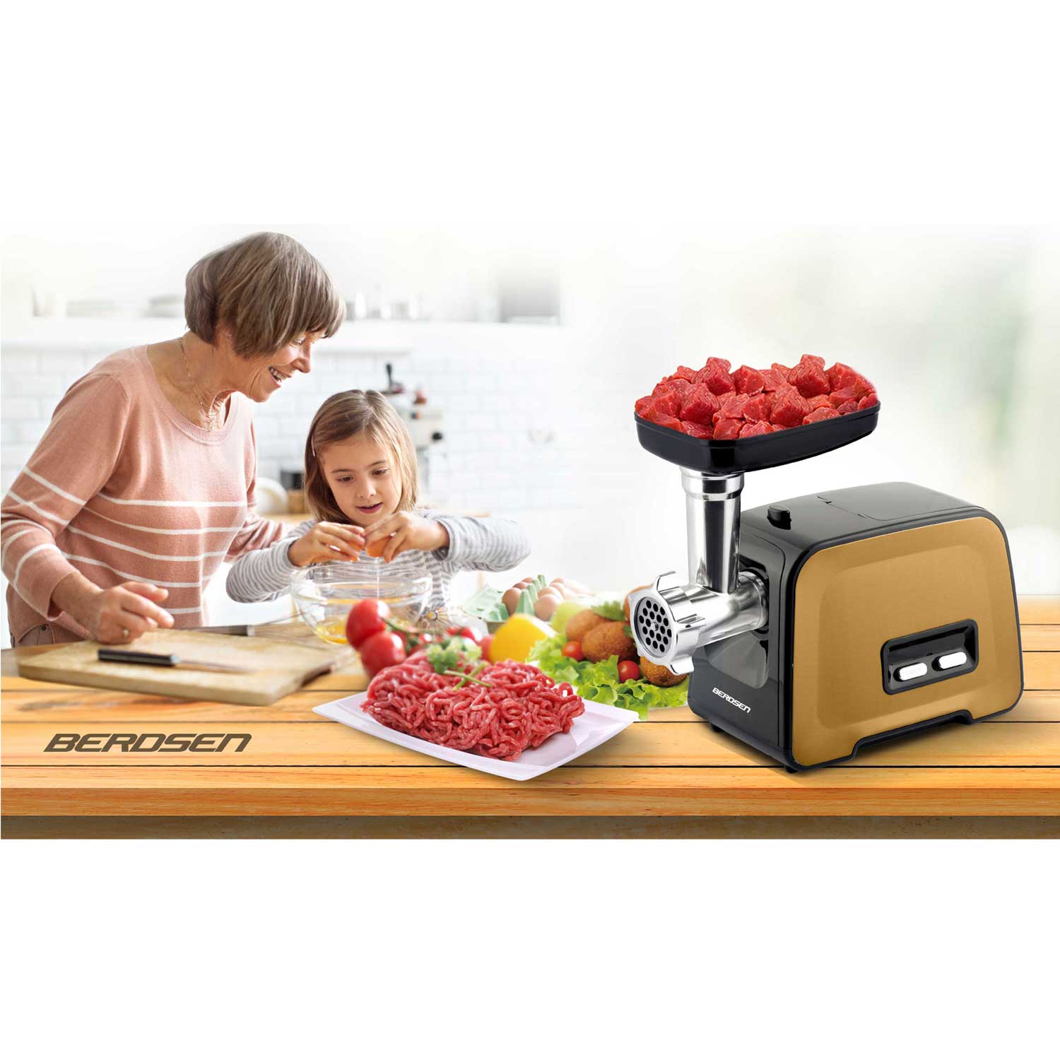 Mėsos Malimo Mašina BD-601B Berdsen 450/1200W