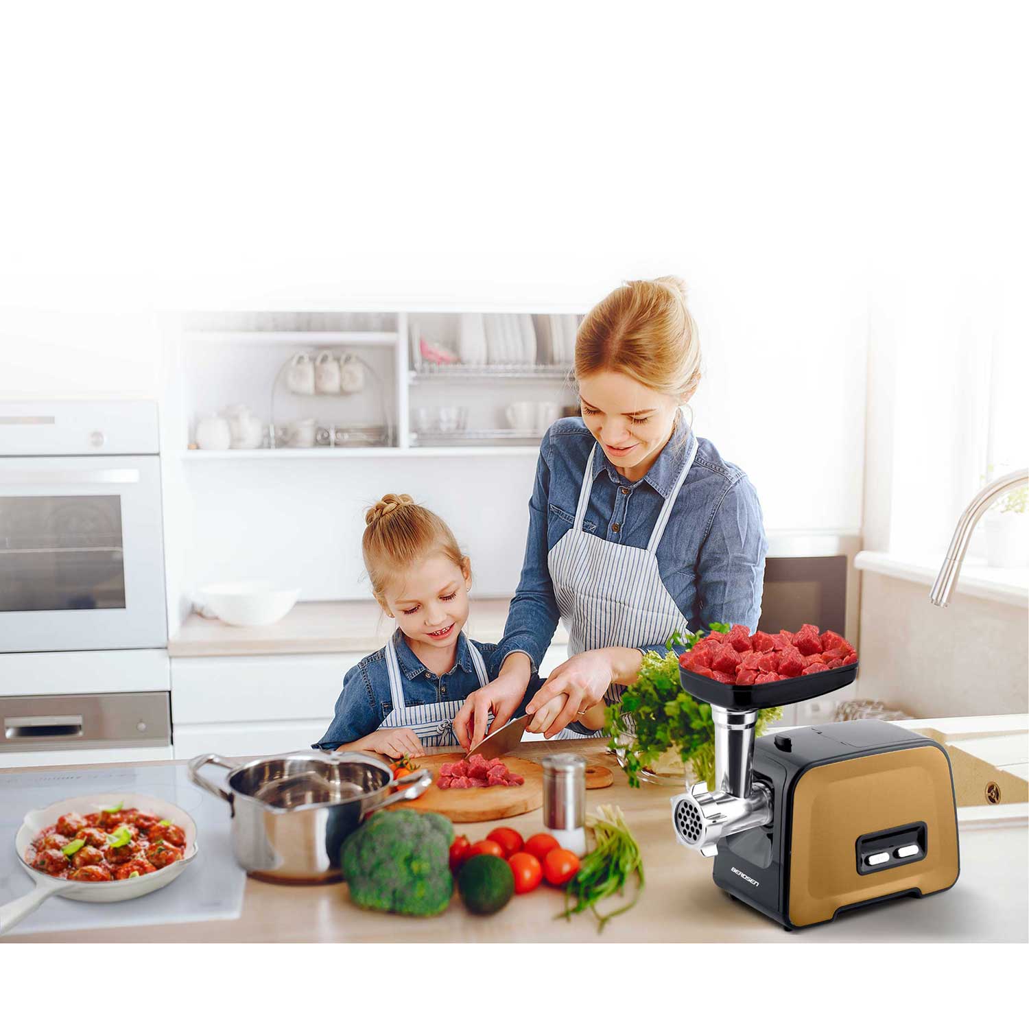 Mėsos Malimo Mašina BD-601B Berdsen 450/1200W