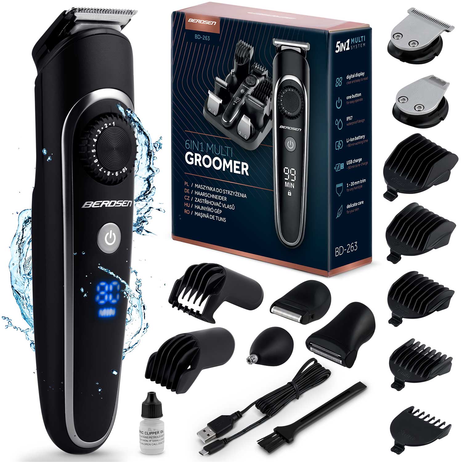 Berdsen BD-263 juodoji kirpykla