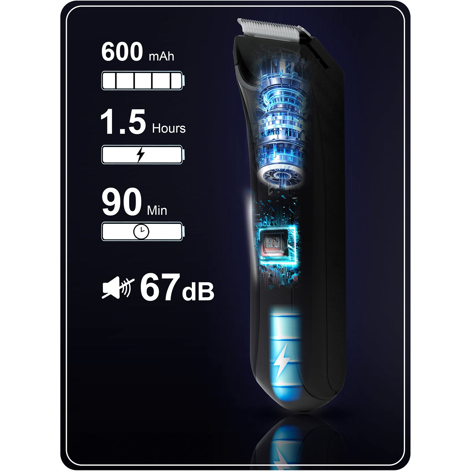 Berdsen BD-267 juodoji kirpykla