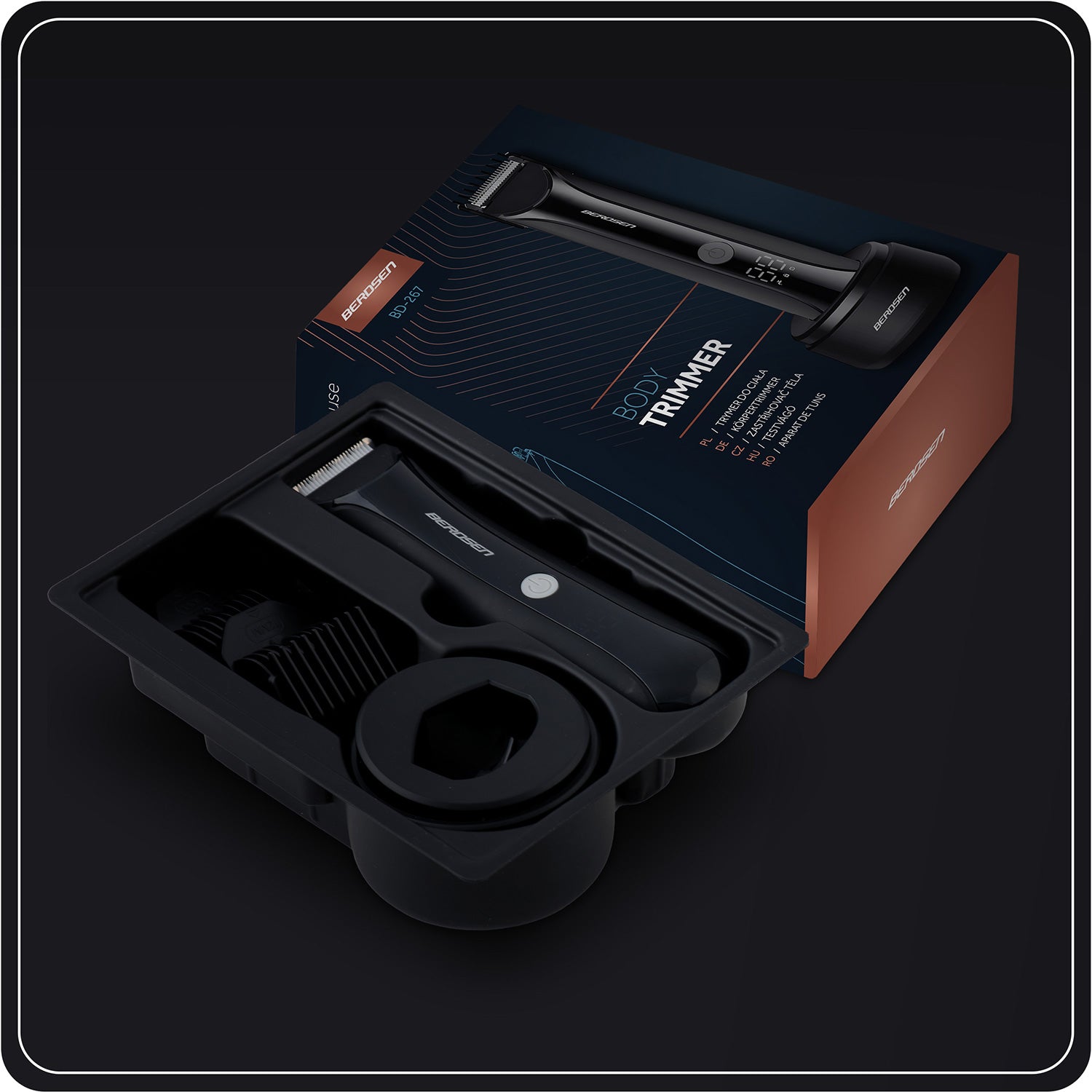 Berdsen BD-267 juodoji kirpykla