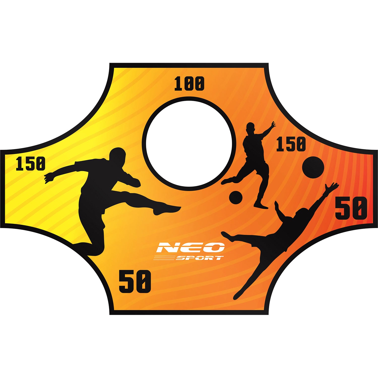 Neo-Sport 180 x 120 cm vartų tinkamumo mata