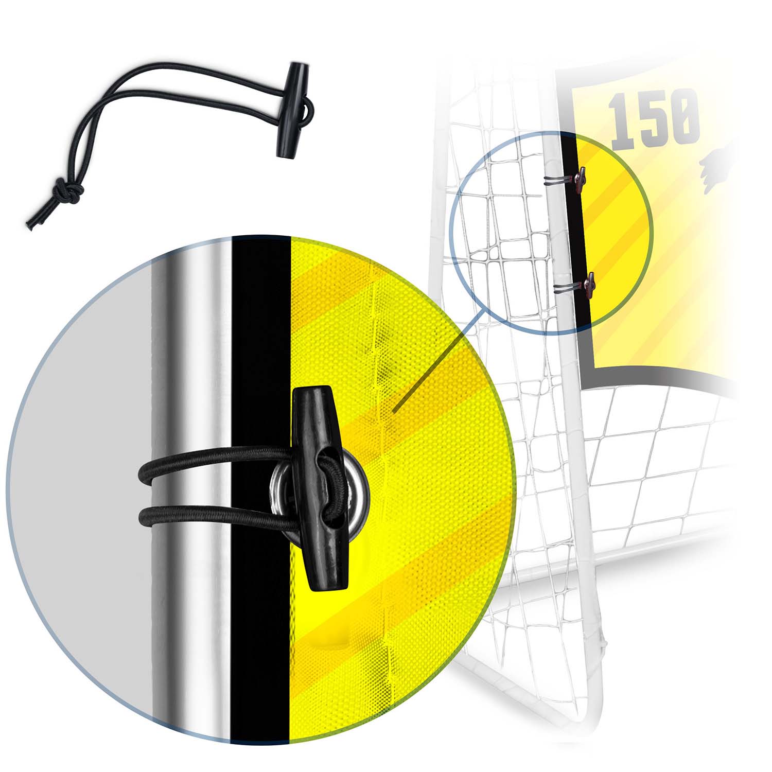 Neo-Sport 180 x 120 cm vartų tinkamumo mata