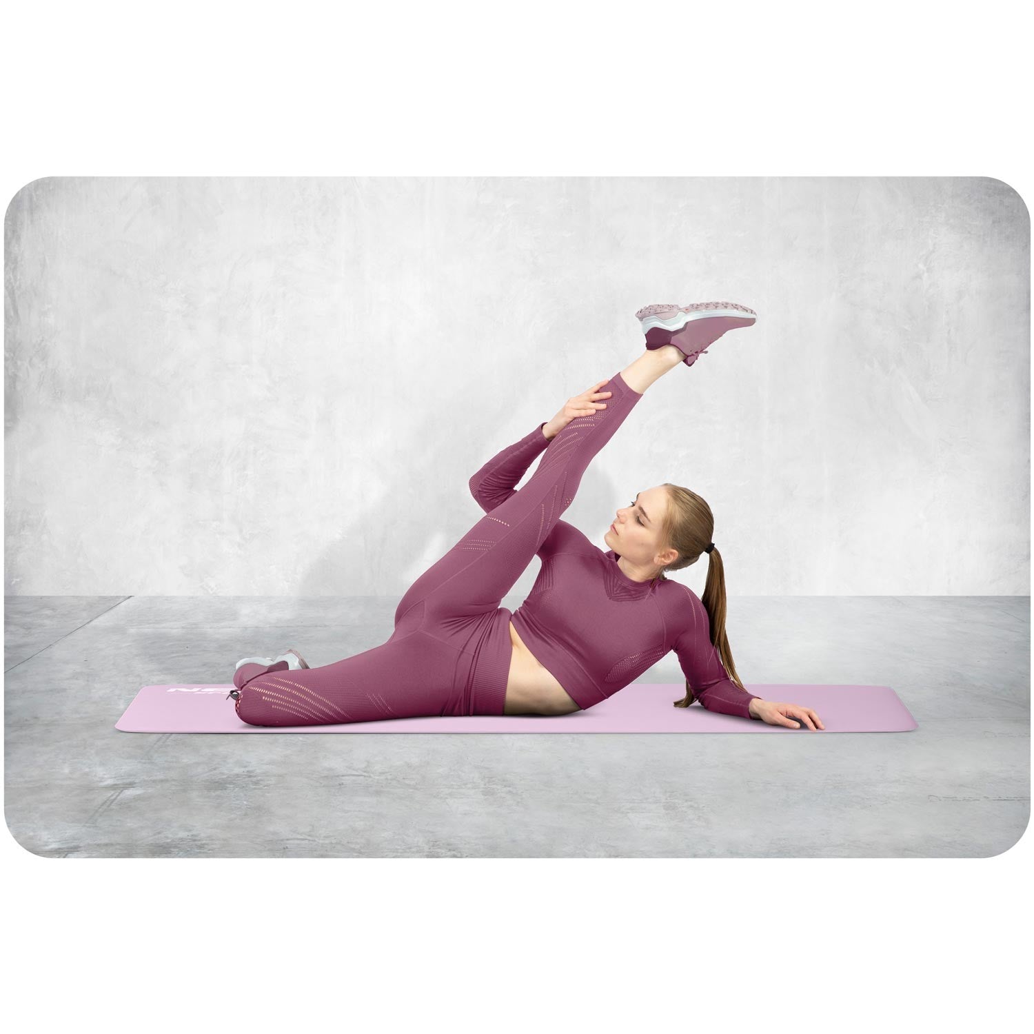 183 x 60 x 1 cm Neo-Sport - 192201 violetinė treniruoklių čiužinė