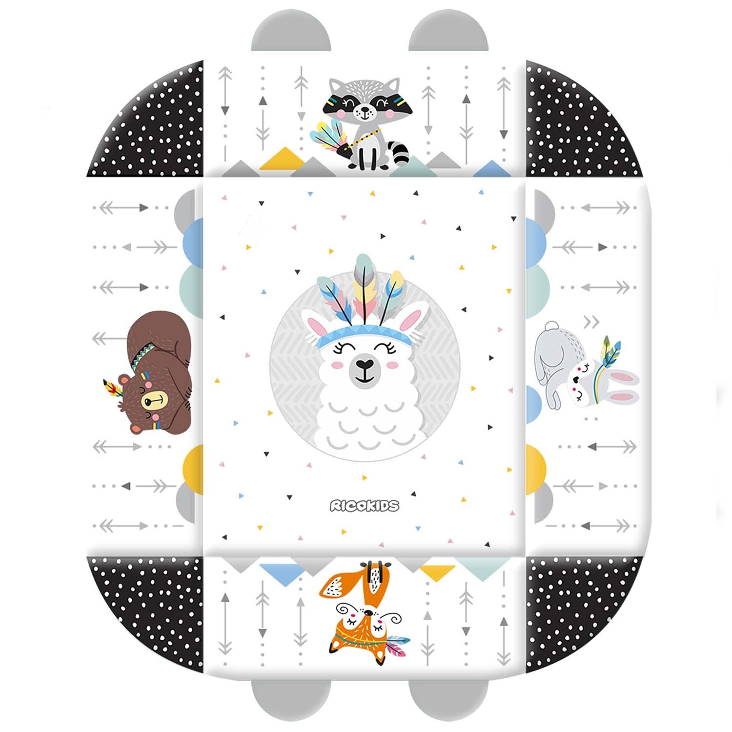 Boho Ricokids 110 x 100 cm interaktyvios edukacinės kilimės