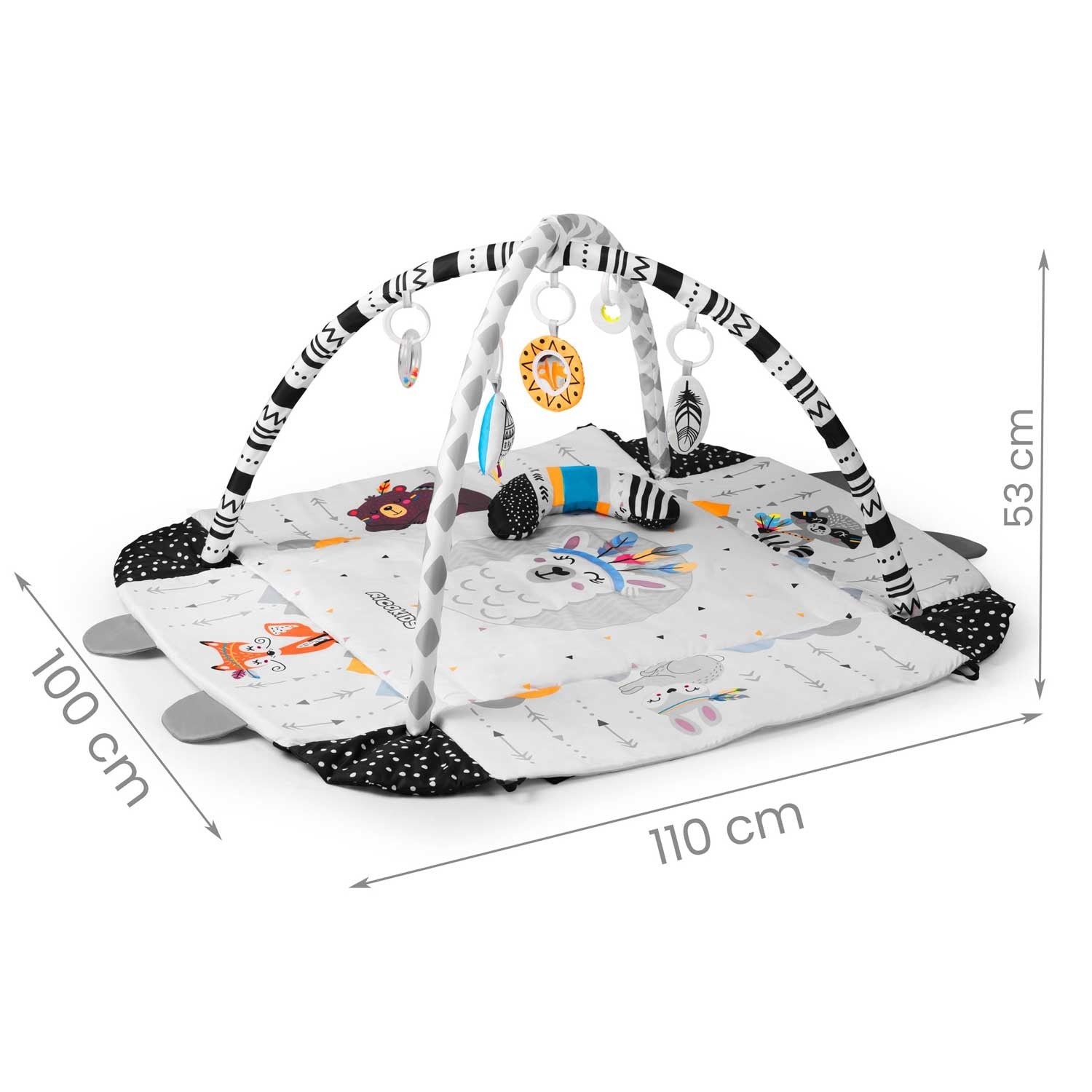 Boho Ricokids 110 x 100 cm interaktyvios edukacinės kilimės