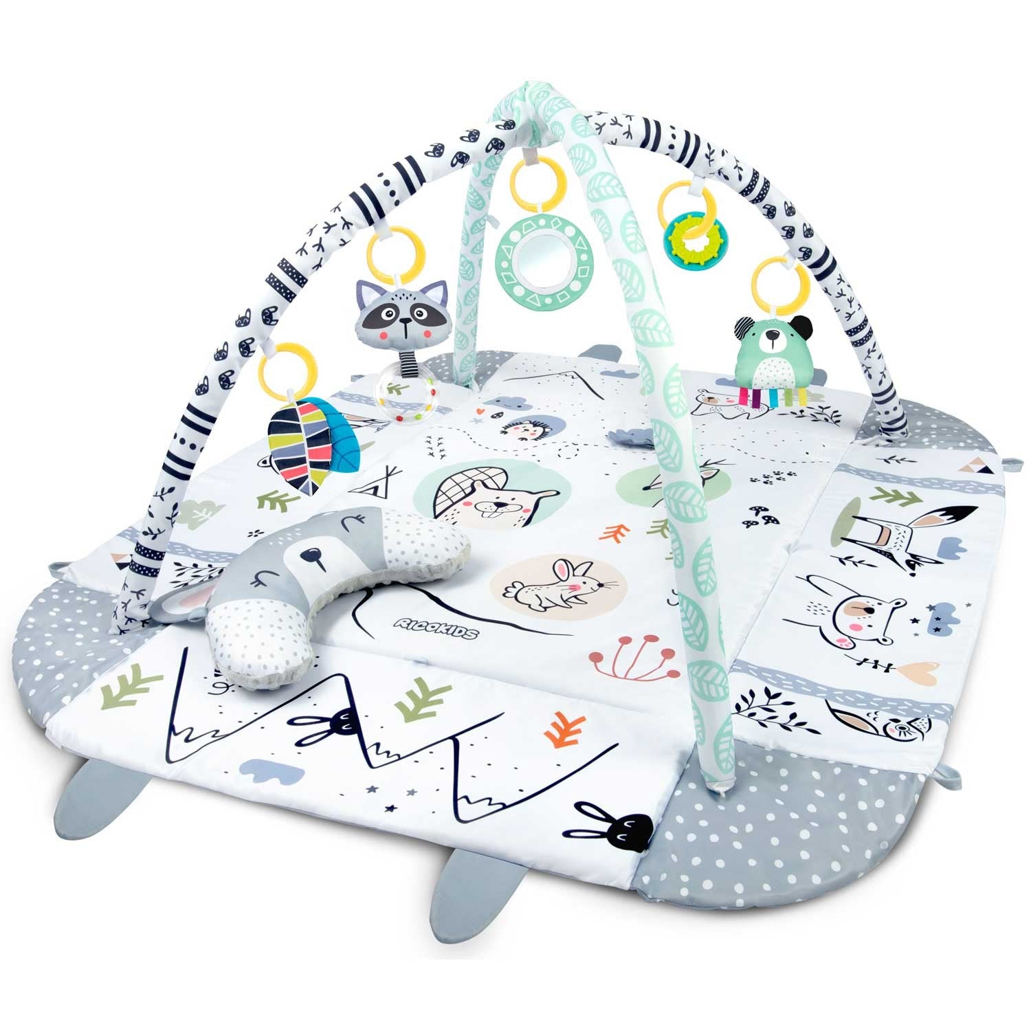 110 x 100 cm interaktyvios edukacinės kilimės Ricokids