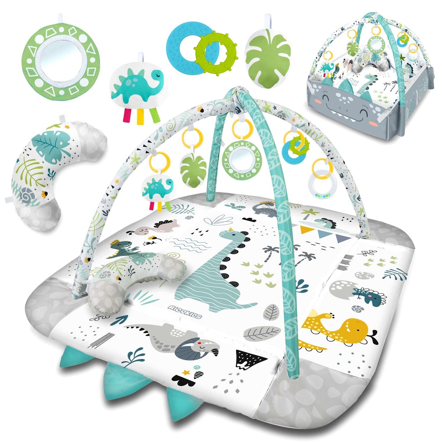 Nessi Ricokids 110 x 100 cm interaktyvios edukacinės kilimės