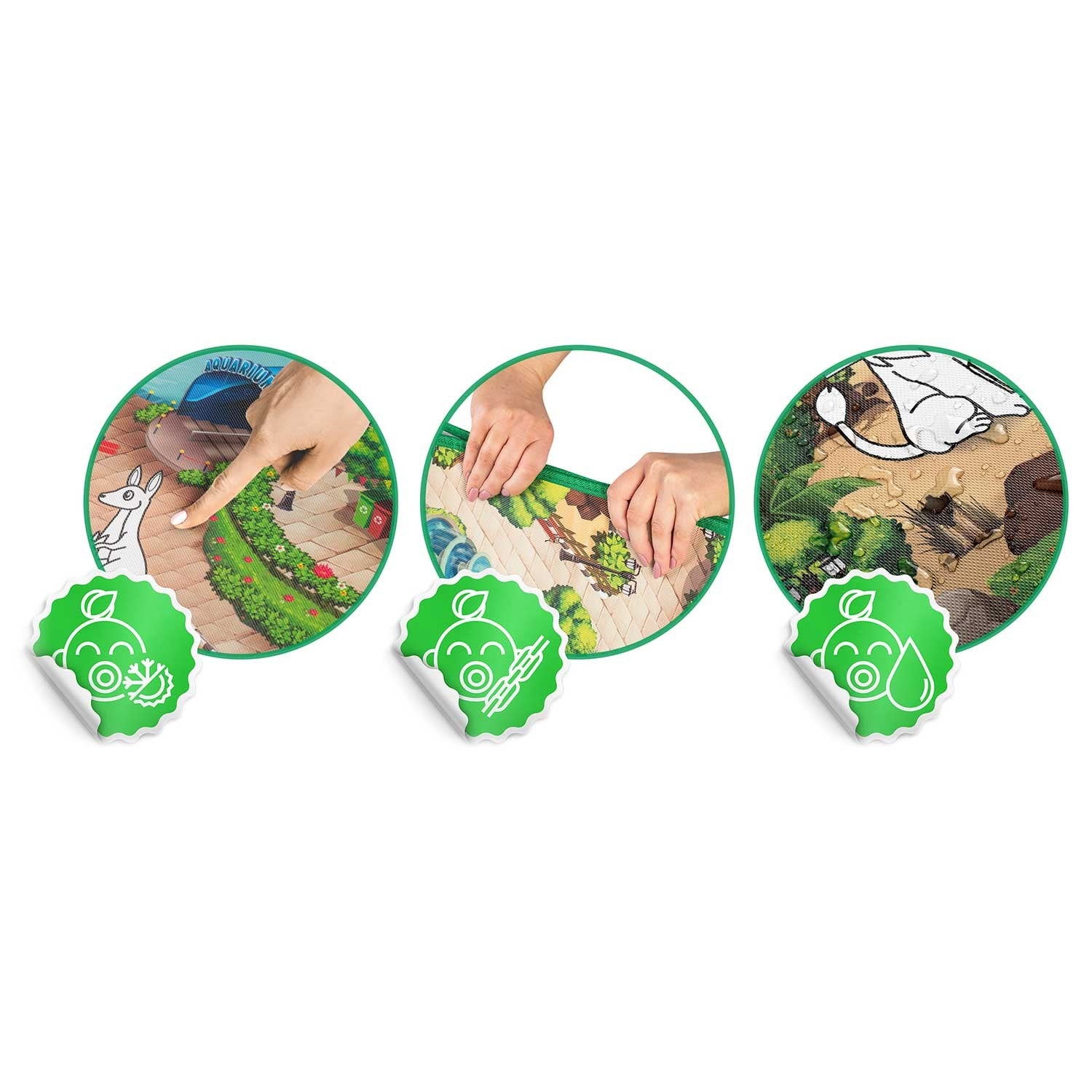 Spalvinimo pelės mata, suvyniota 200 x 120 x 0,3 cm Ricokids RK-343