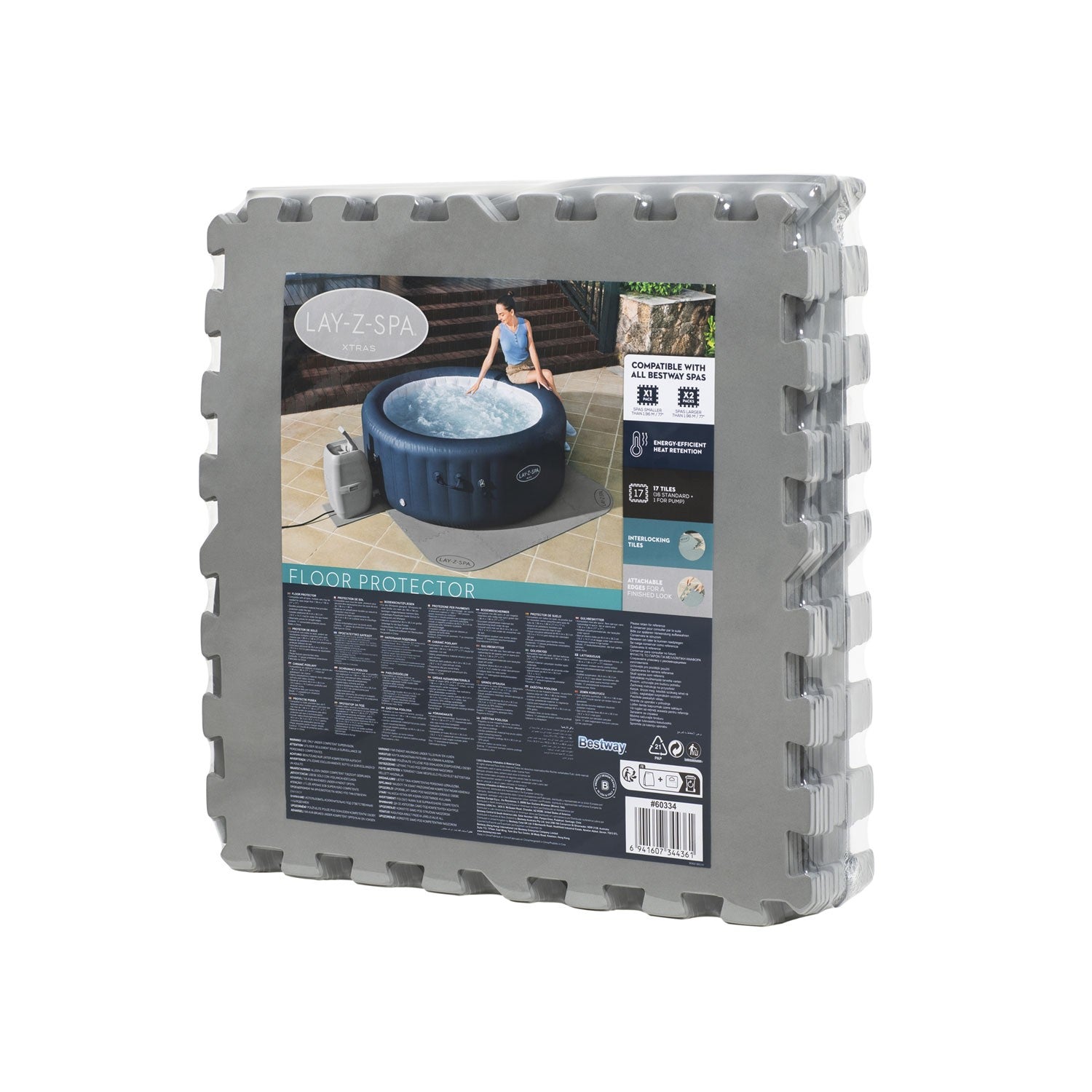 SPA puzzle 50 x 50 cm 16 vienetų Bestway 60334