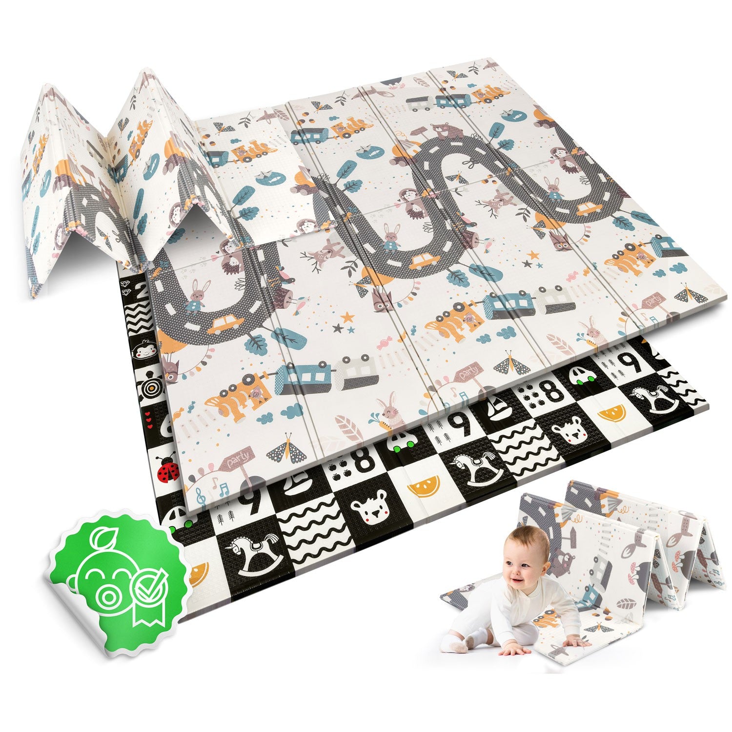 Nukido NK-340 200 x 180 x 1 cm apatinė mokomoji pelės kilimė