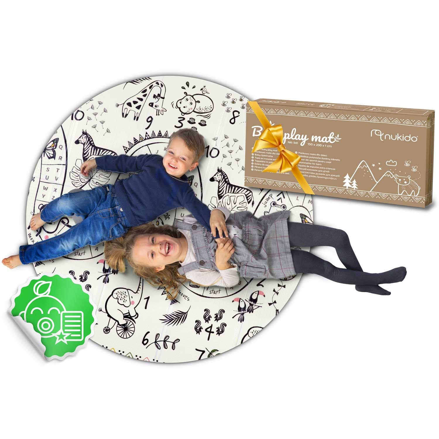 Nukido NK-341 apatinė 200 x 150 x 1 cm apatinė mokomoji pelės kilimė