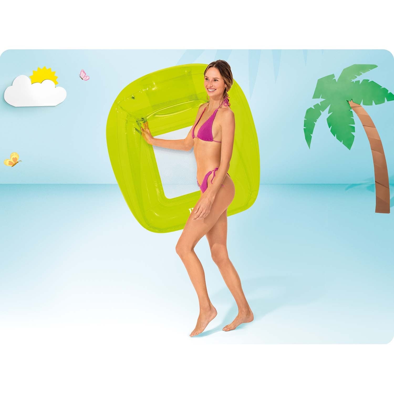 Žalioji INTEX 56802 maudymosi kėdutė