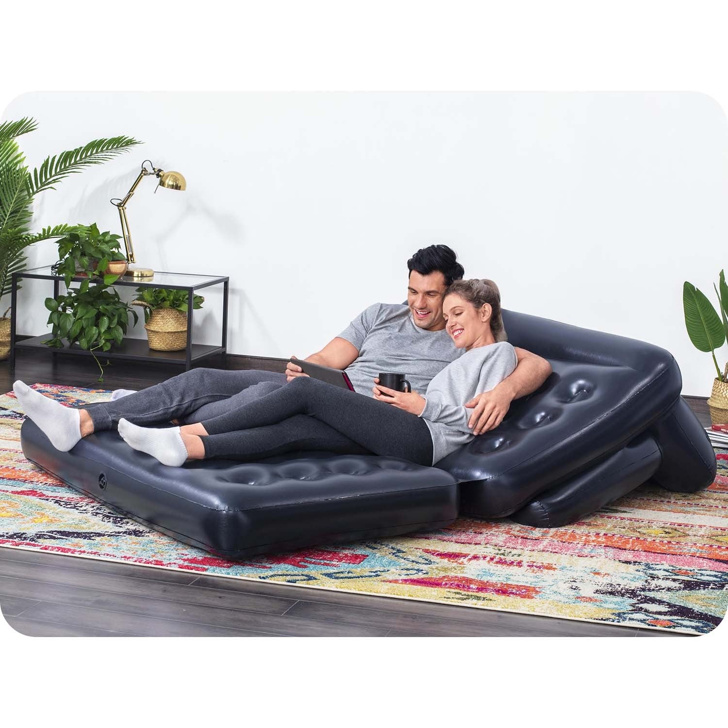 Bestway 75054 pripučiamas čiužinys-sofa-lova 188x152x64 cm