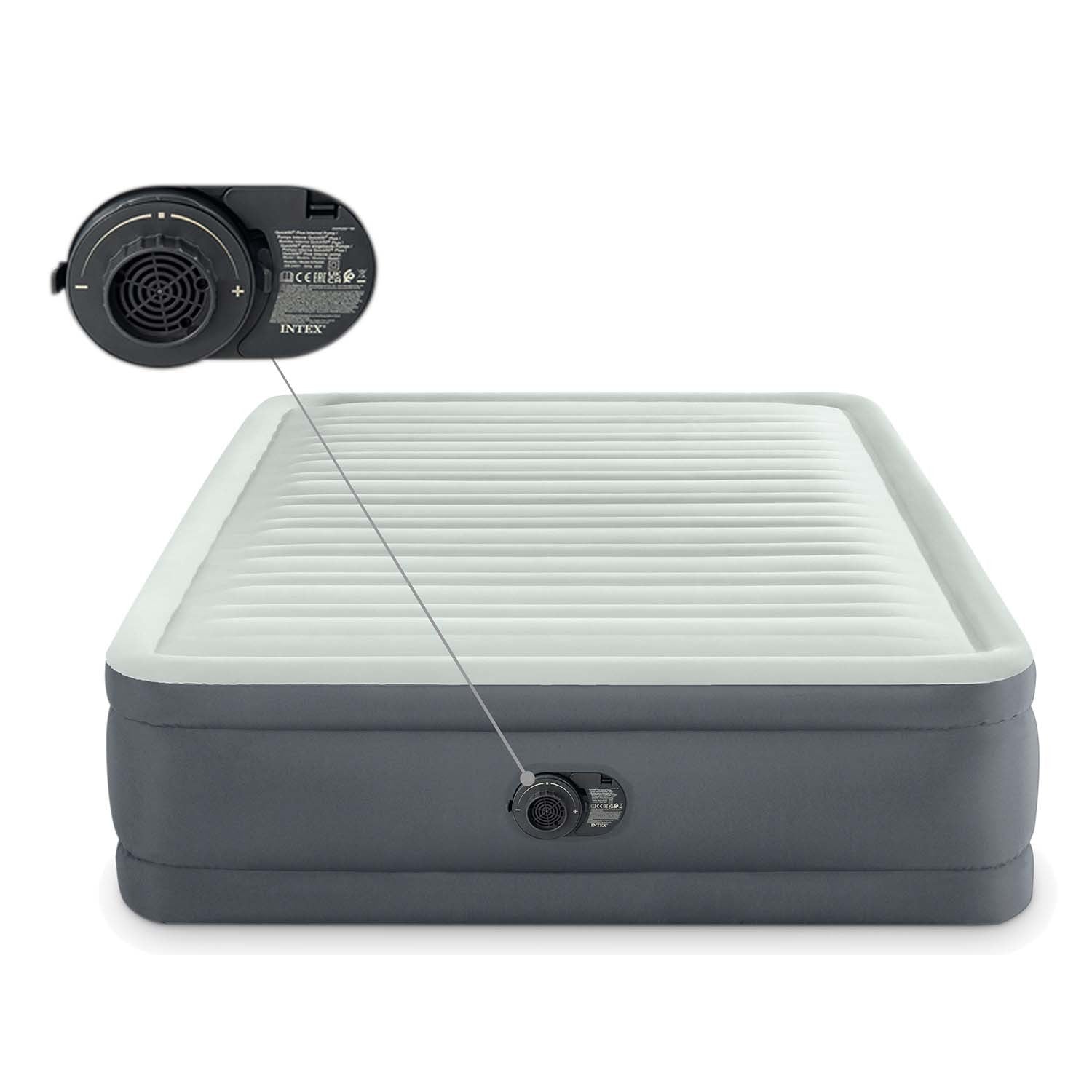 191x137x46 cm pučiamoji čiužinė su įmontuotu INTEX 64904ND elektriniu siurbliu