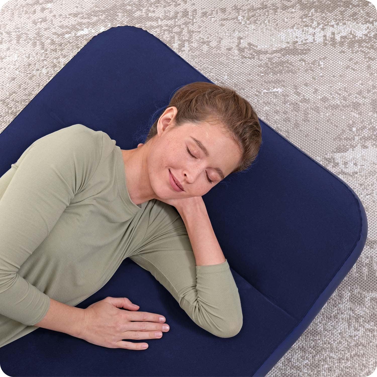 185x76x22 cm pučiamoji čiužinė su įmontuotu kojų siurbliu Bestway 67223