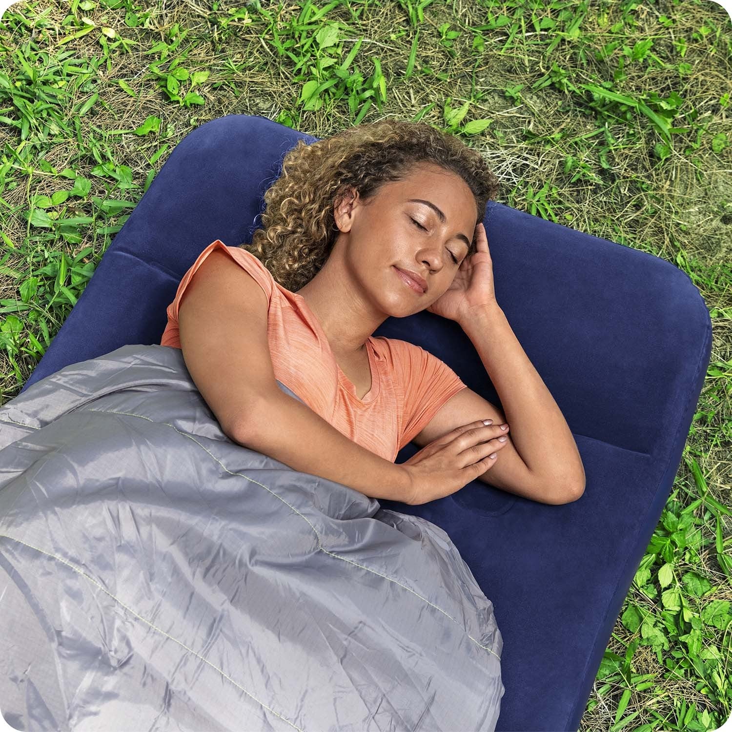 185x76x22 cm pučiamoji čiužinė su įmontuotu kojų siurbliu Bestway 67223