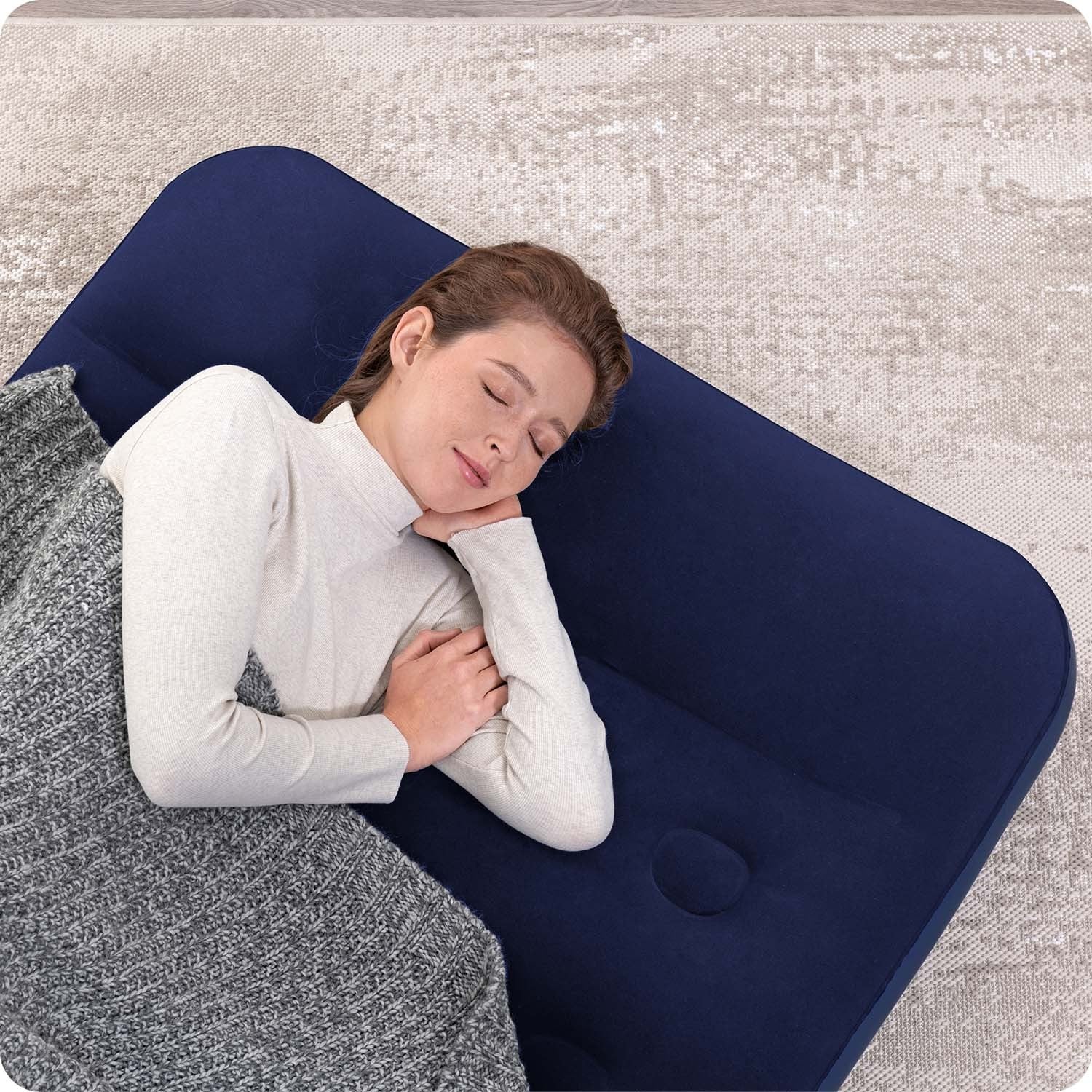 188x99x22 cm pučiamoji čiužinė su įmontuotu kojų siurbliu Bestway 67224