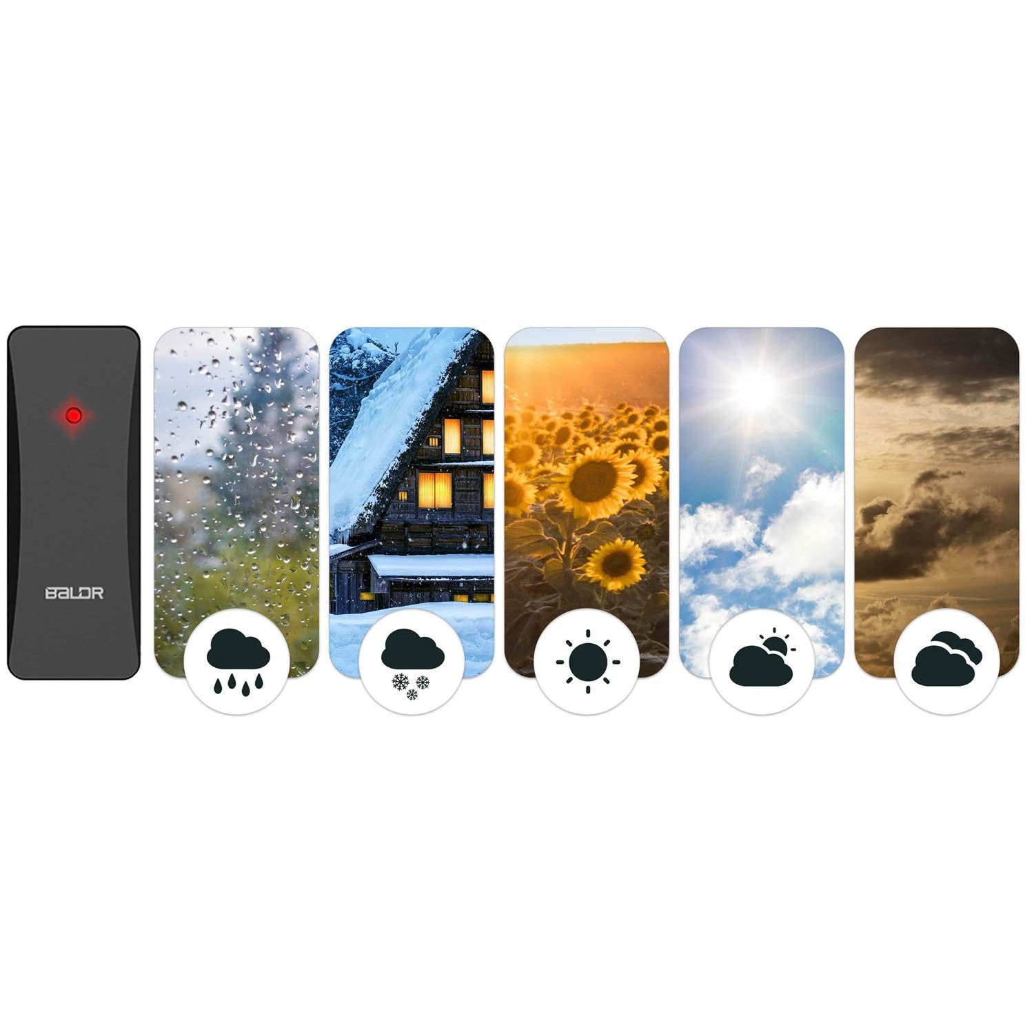 BALDR orų stotelės juodoji juosta