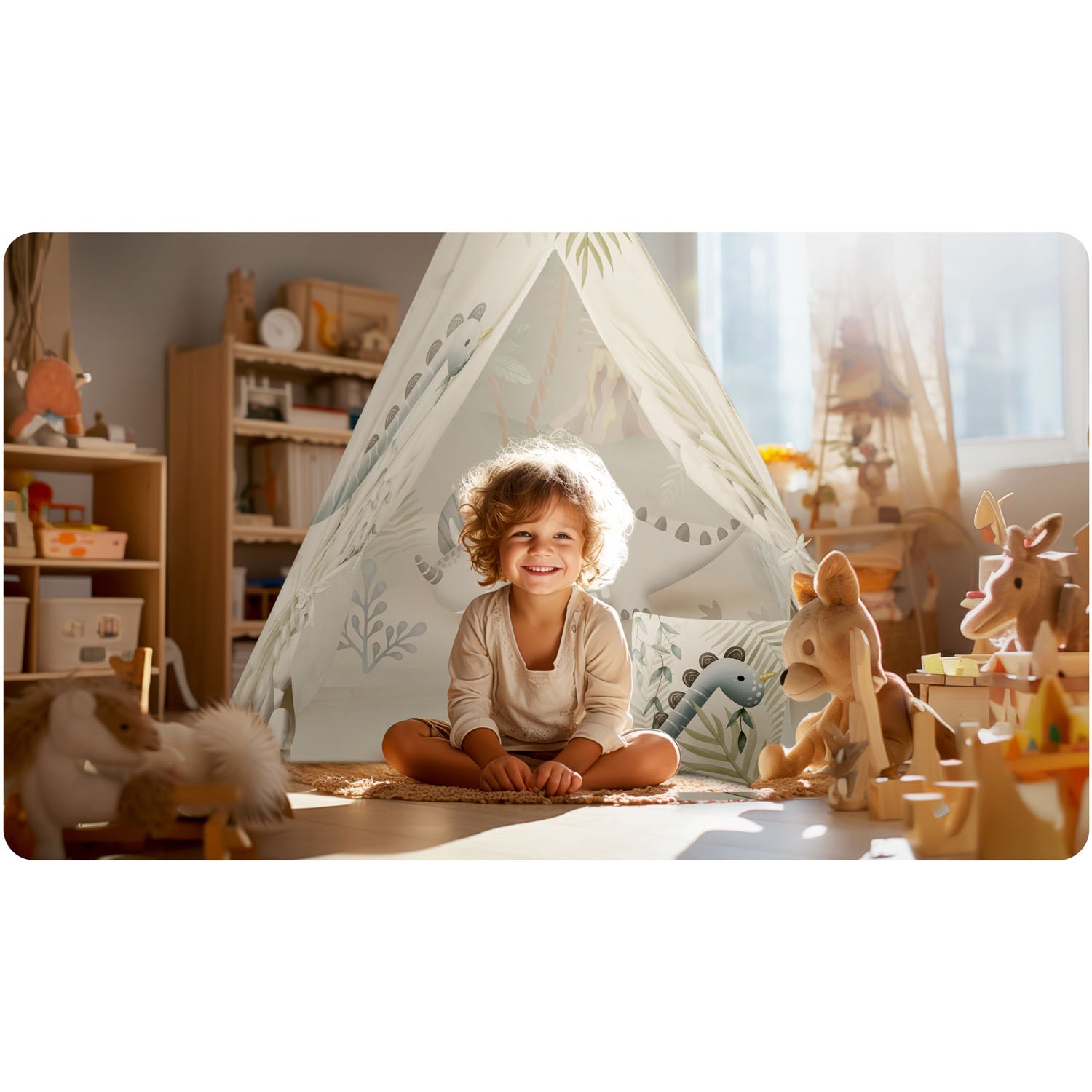 Nukido - dinozaurų tipi stovykla vaikams