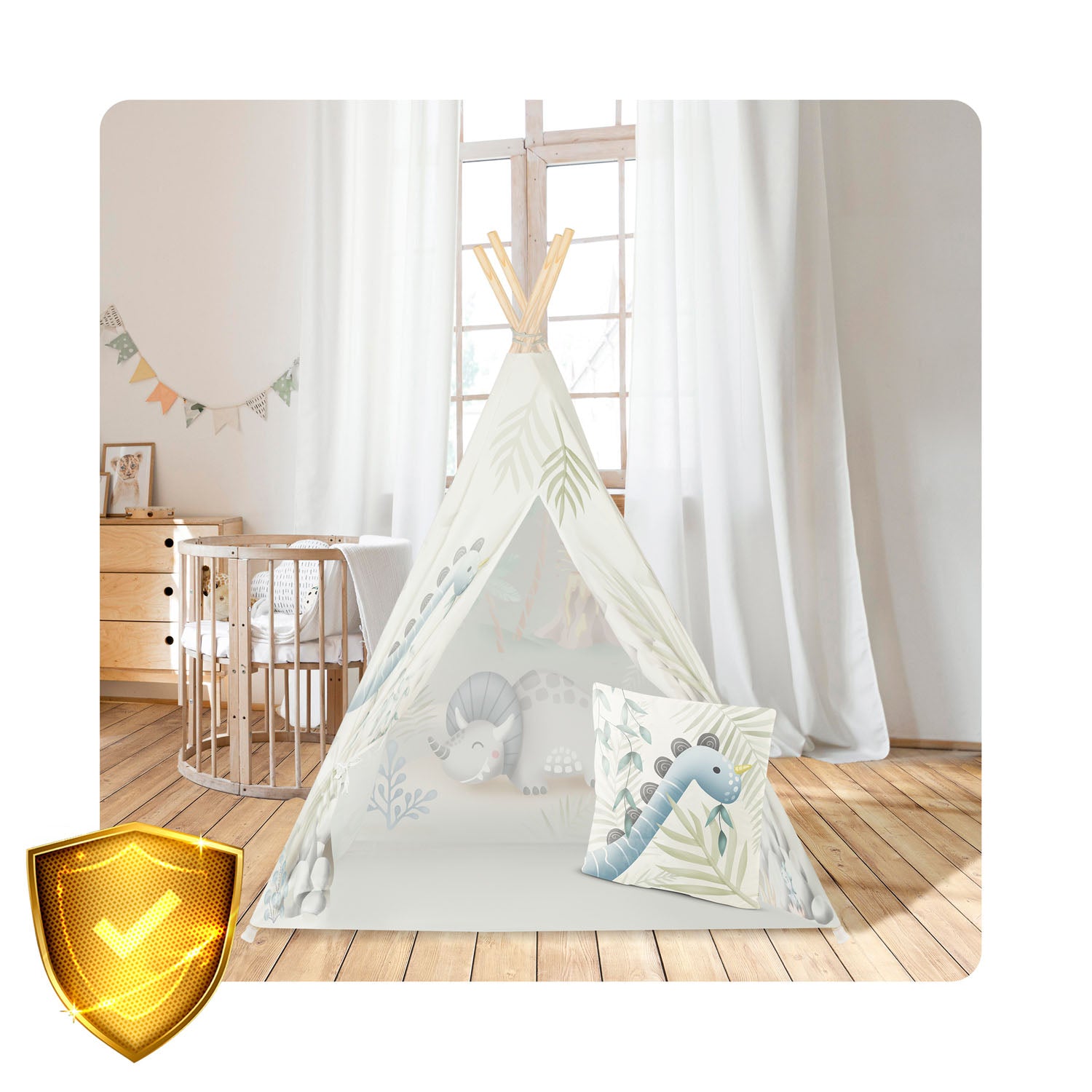 Nukido - dinozaurų tipi stovykla vaikams
