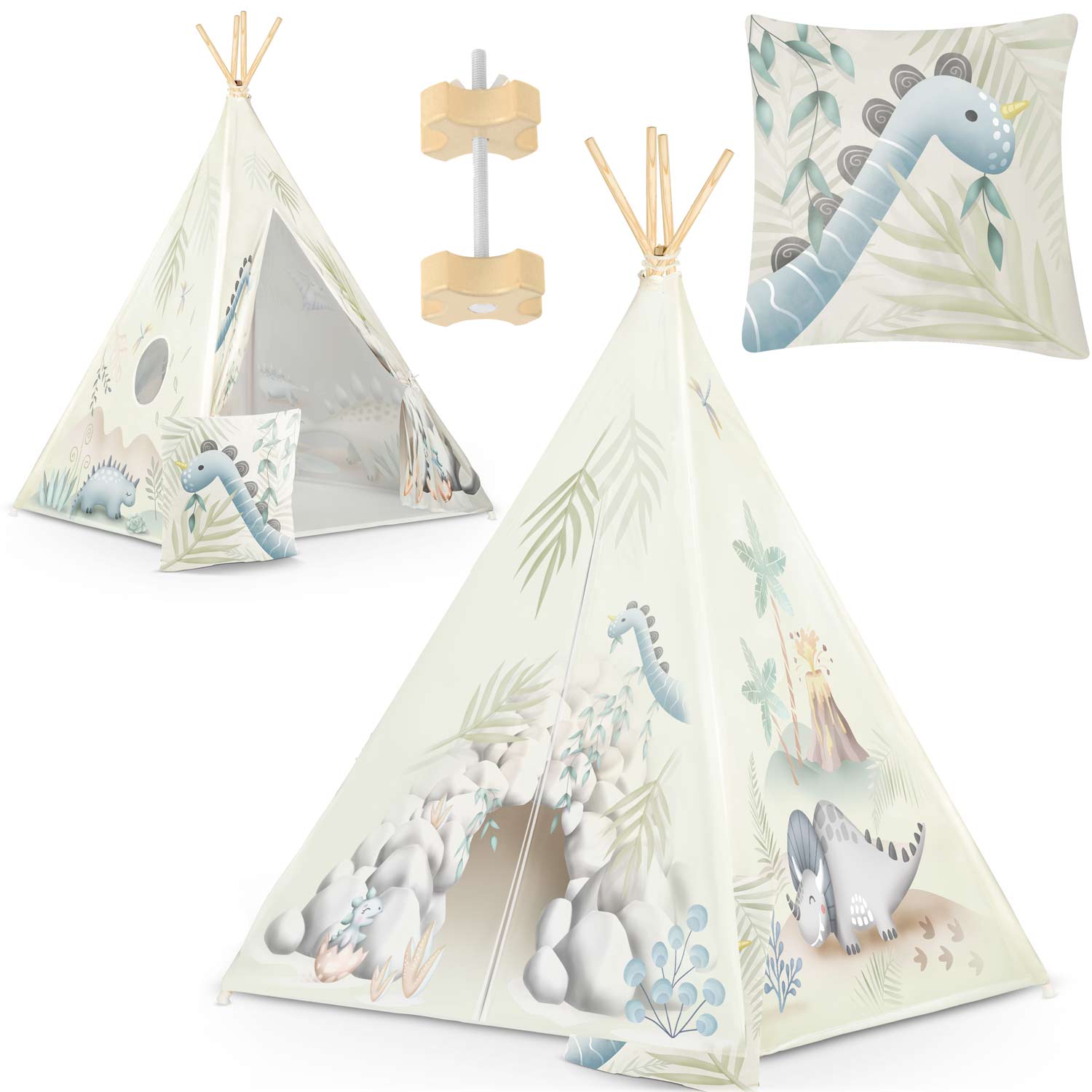 Nukido - dinozaurų tipi stovykla vaikams