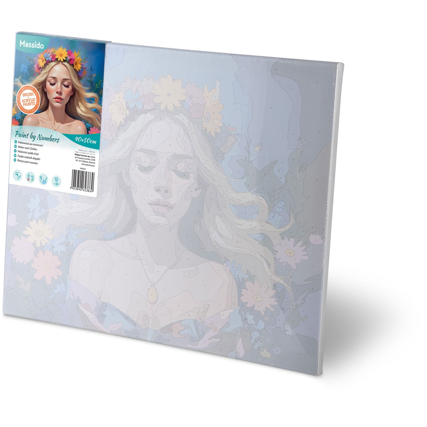 40x50 cm Massido Portretas moters