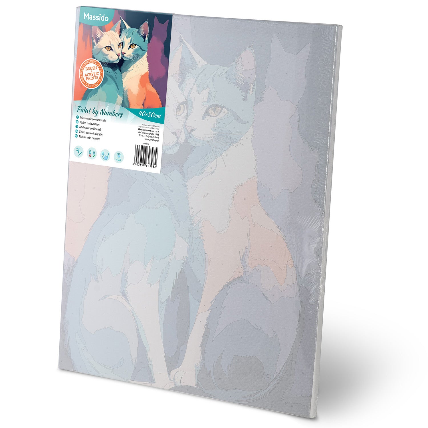 40x50 cm Massido Koty paveikslas