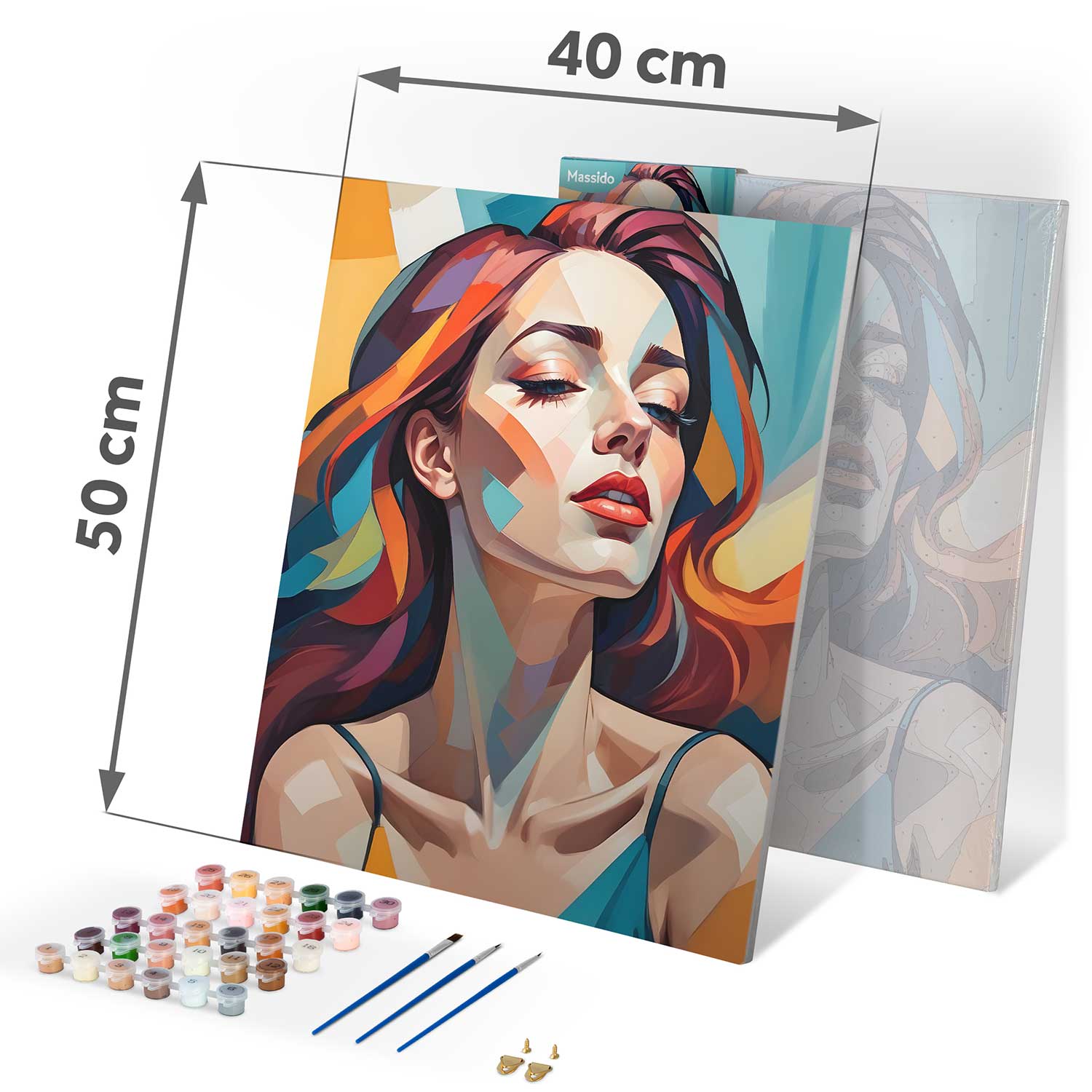 40x50 cm Massido Portretas moters