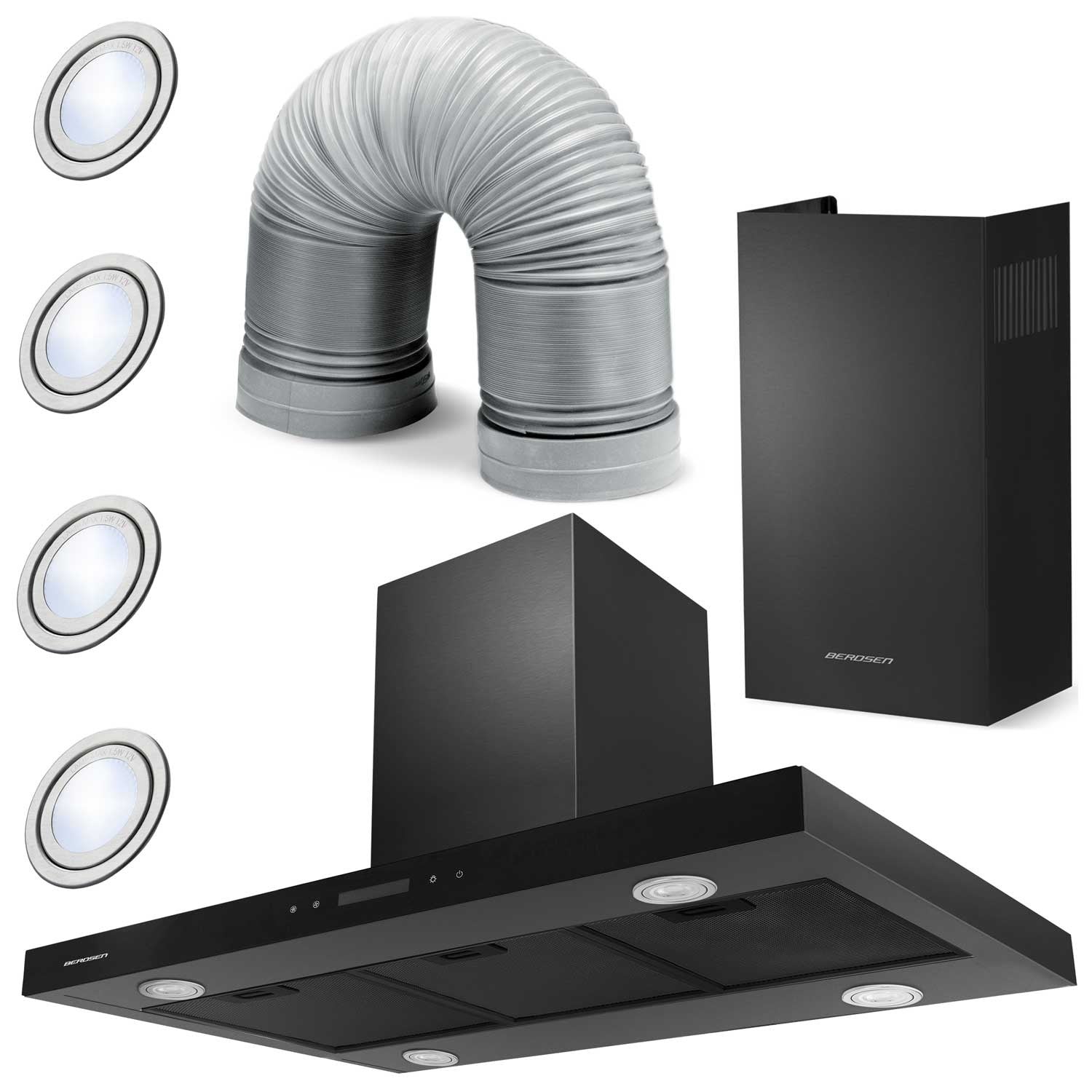 Virtuvės dangtelis 90 cm