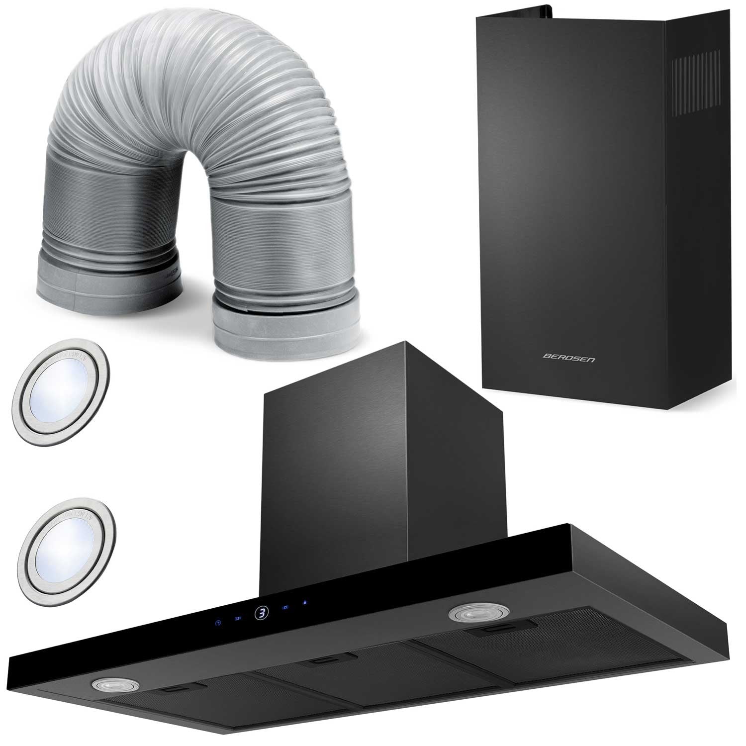 Virtuvės dangtelis 90 cm