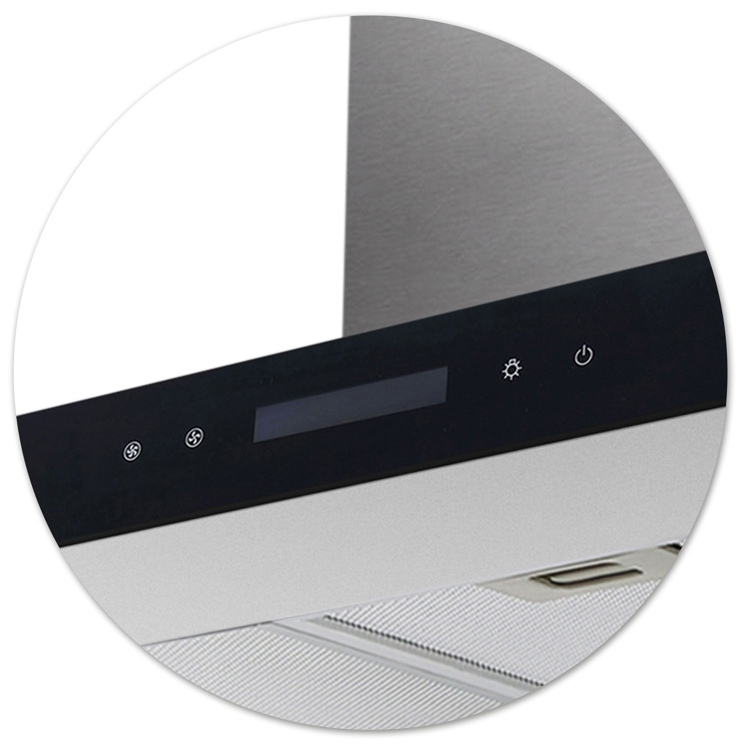 90 cm Inox Berdsen BE-90S virtuvės dangtelis