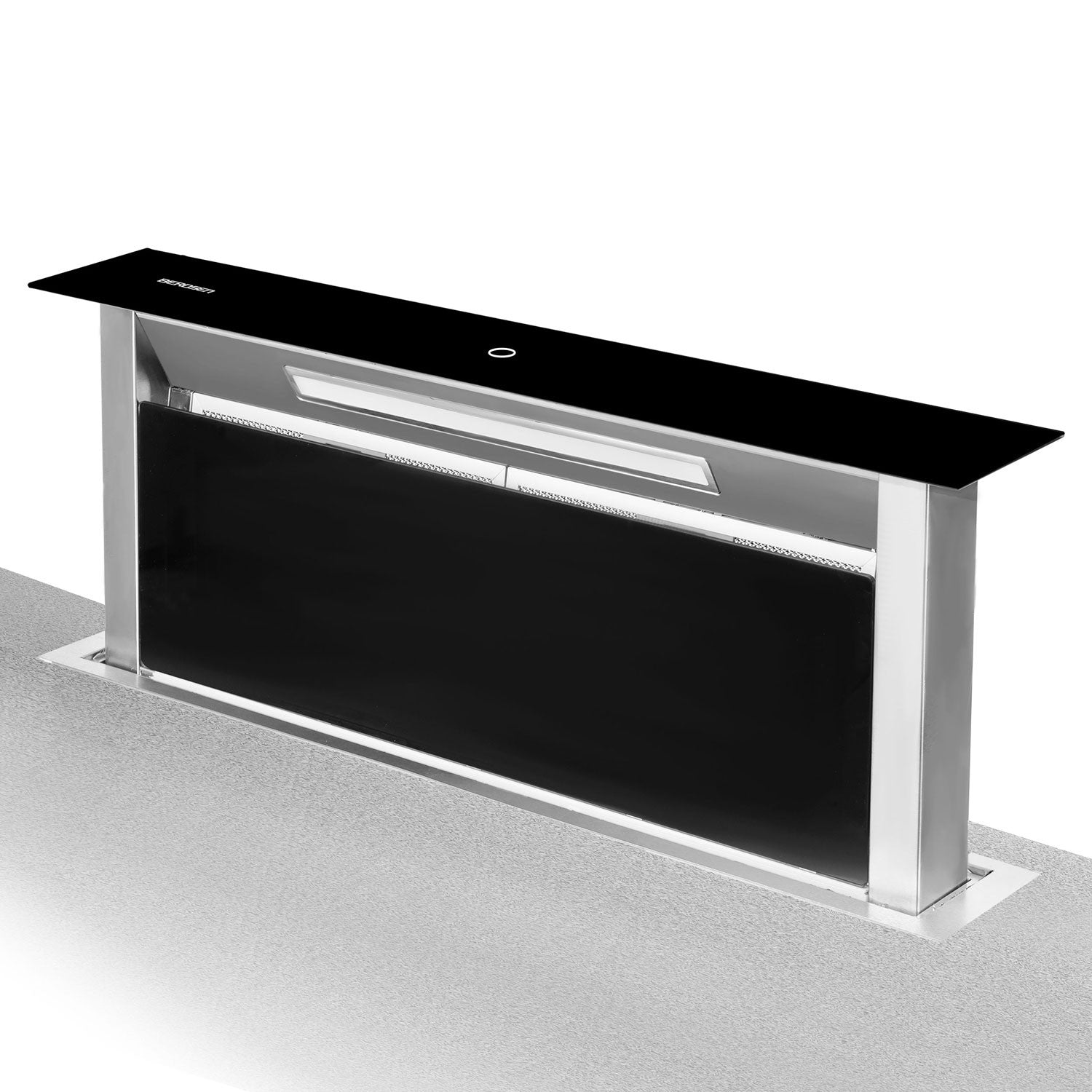 Virtuvės dangtelis 90 cm juodas BT-290