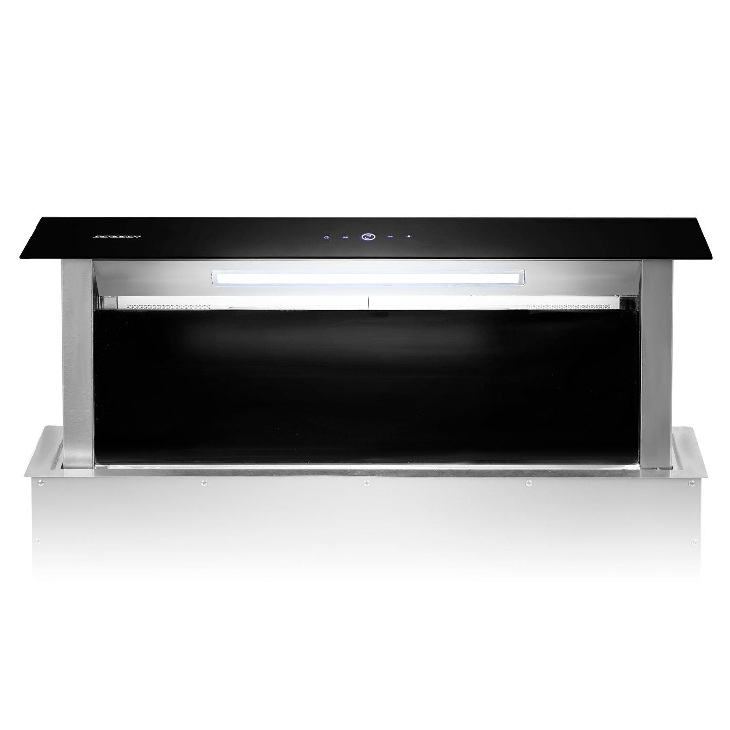 Virtuvės dangtelis 90 cm juodas BT-290