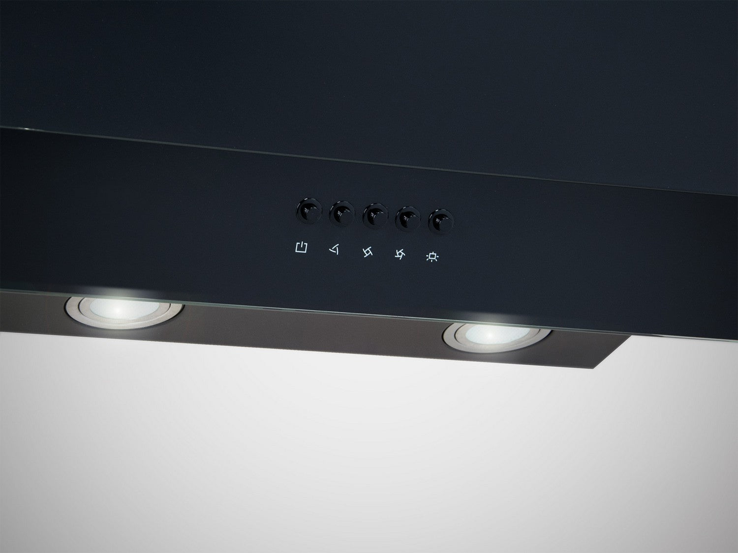 Virtuvės kamino dangtelis 60 cm Berdsen BT-211 juodas