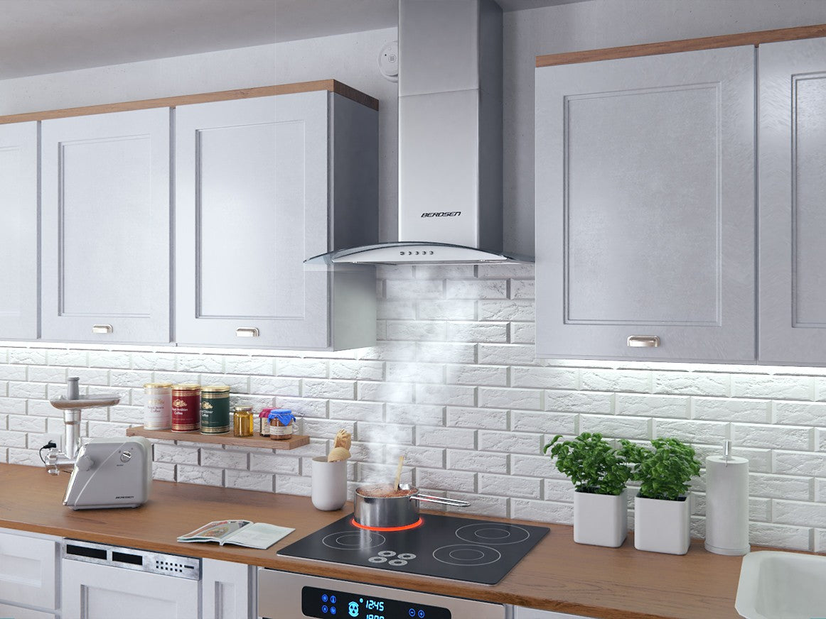 Virtuvės kamino dangtelis 60 cm Berdsen BT-202