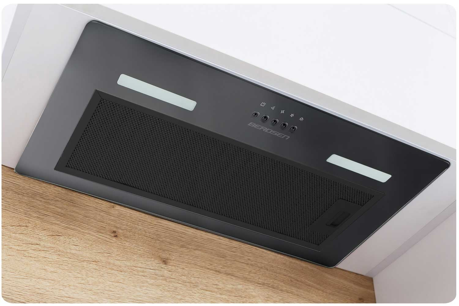 Virtuvės dangtelis 52 cm juodas BT-236