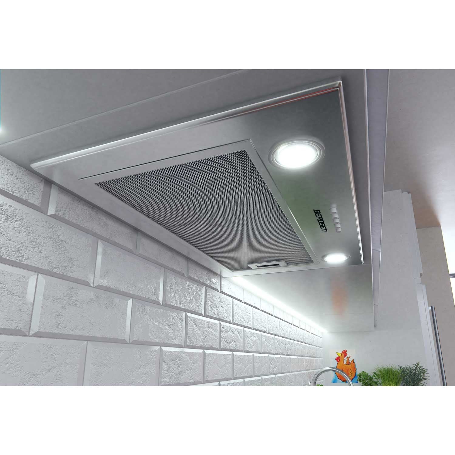 60 cm Inox BE-50 virtuvės spinta