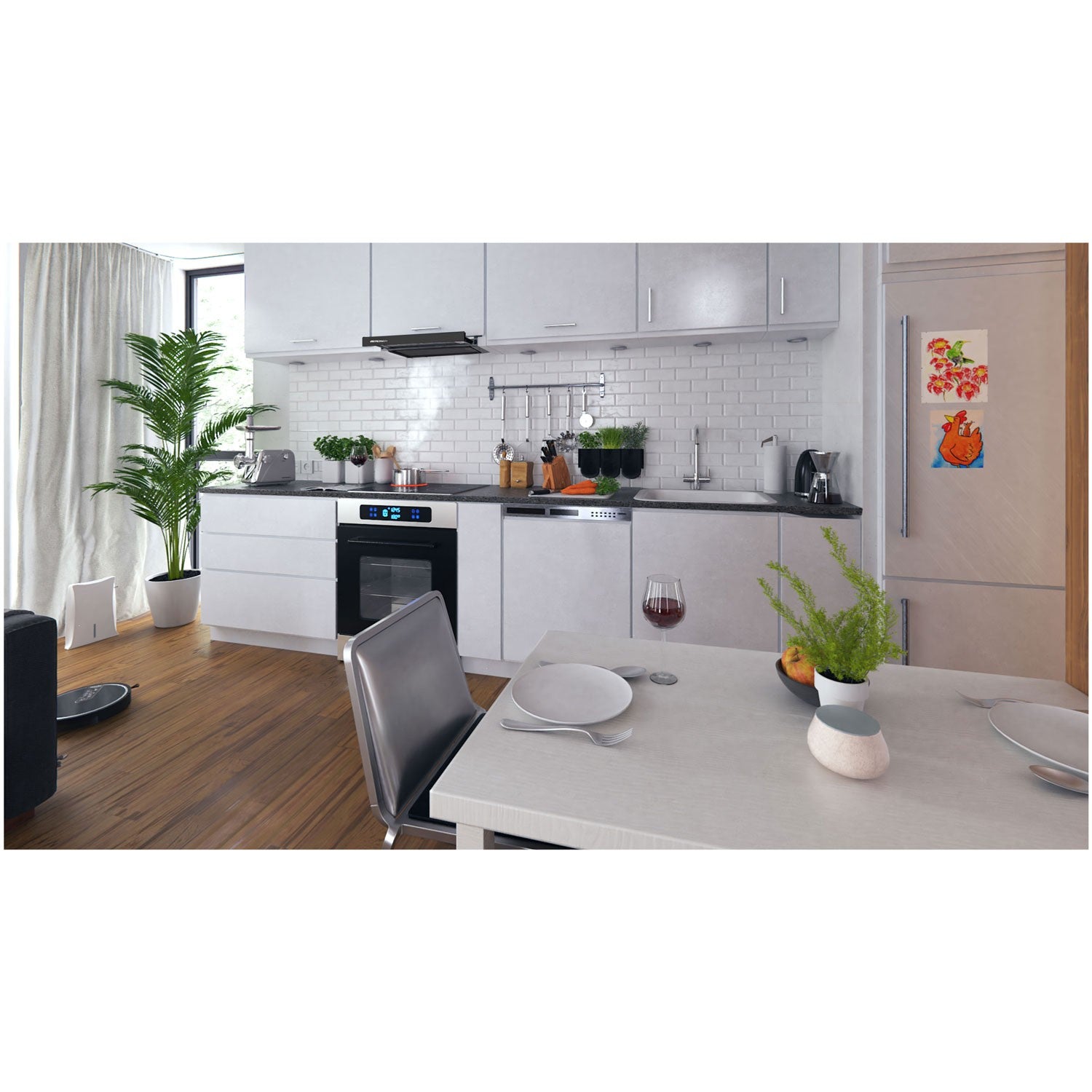 60 cm Berdsen BE-60-LW, juodas