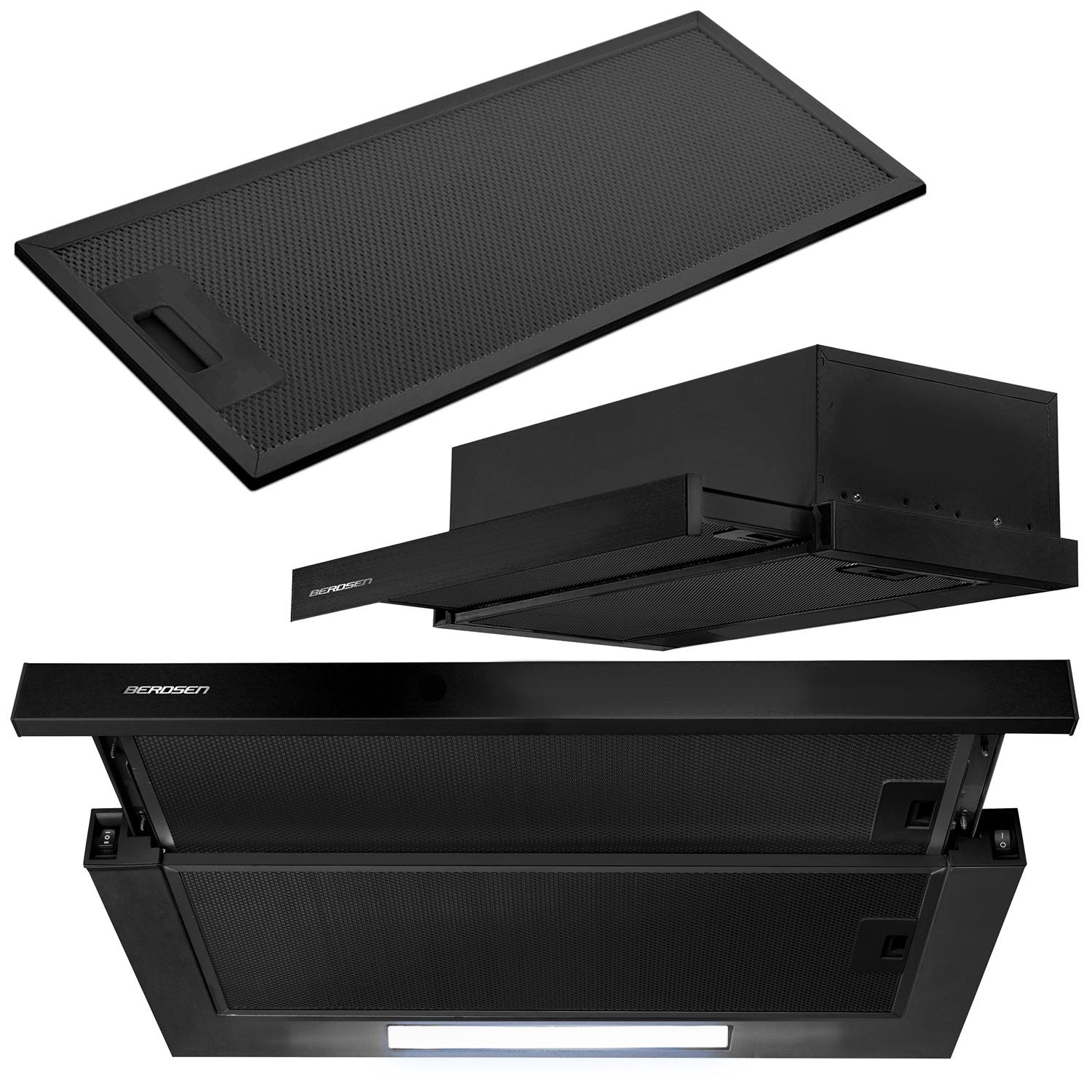 60 cm Berdsen BE-60-LW, juodas