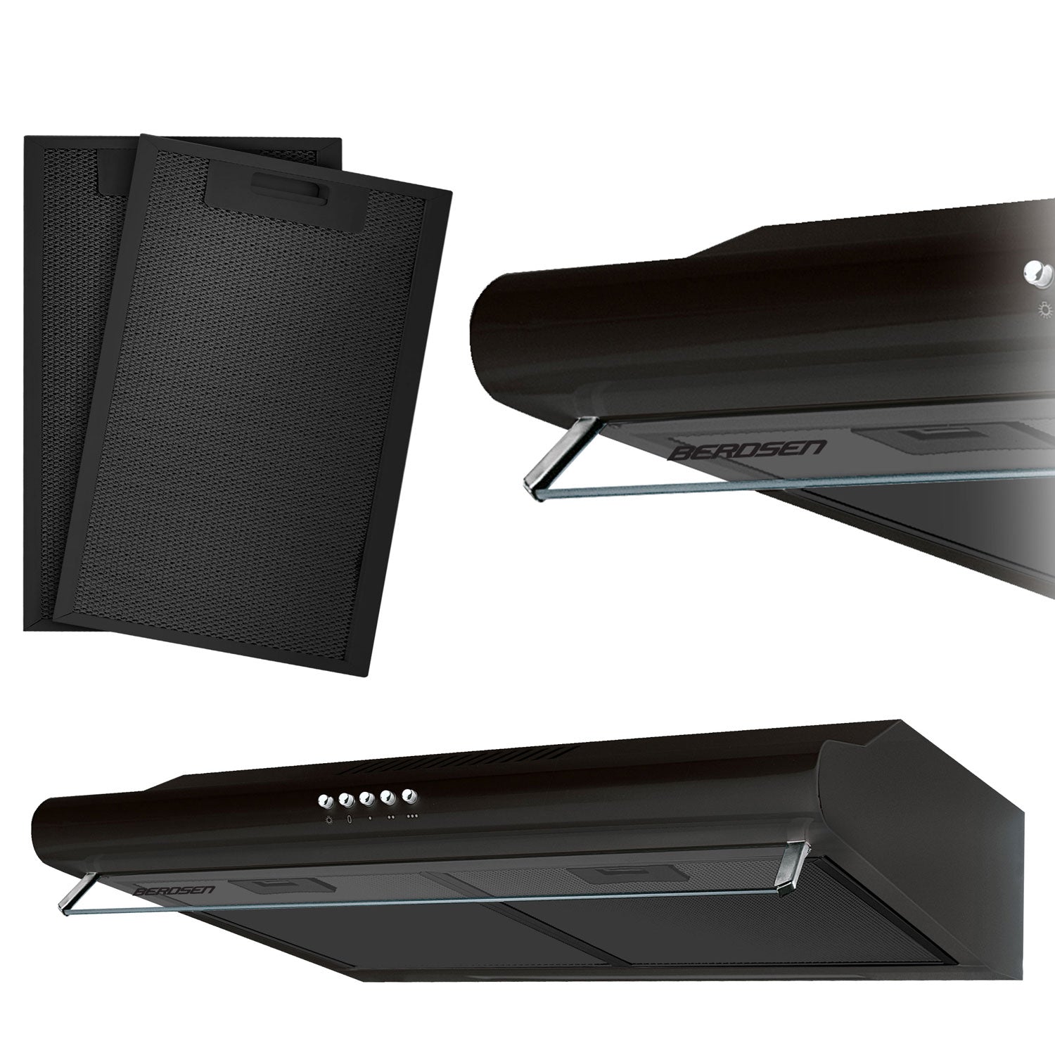 60 cm Berdsen BE-10-A, juodas