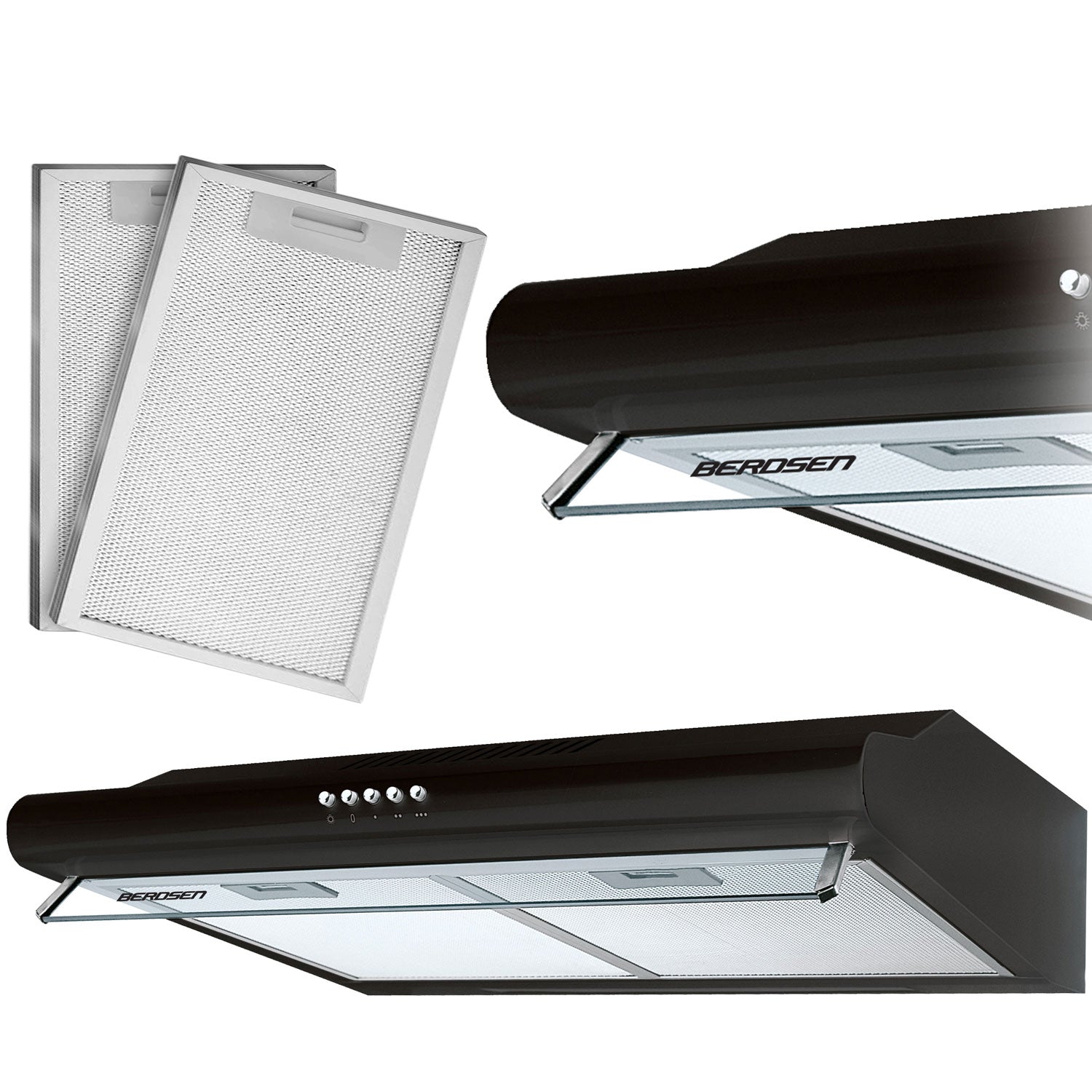 60 cm Berdsen BE-10-A, juodas