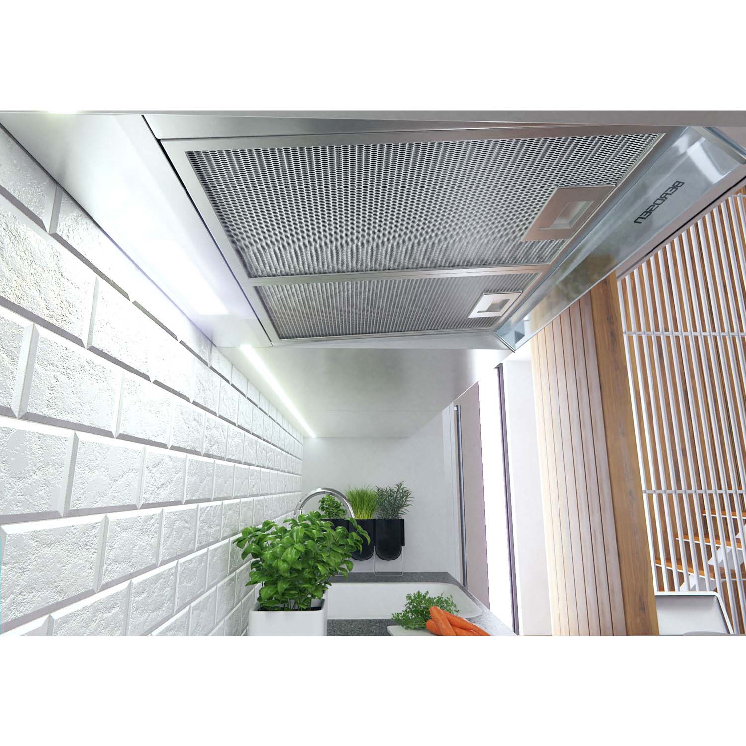 50 cm Berdsen BE-10-A INOX viryklės dangtelis